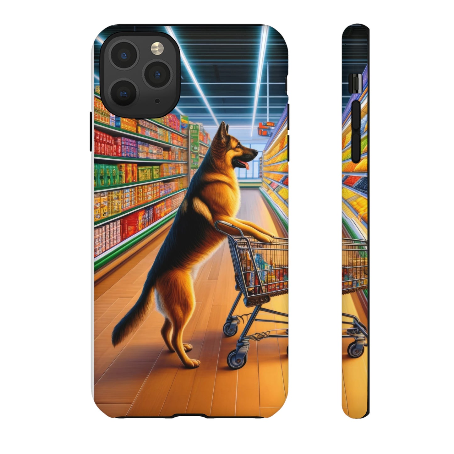 German Shepherd Shopping Phone Case