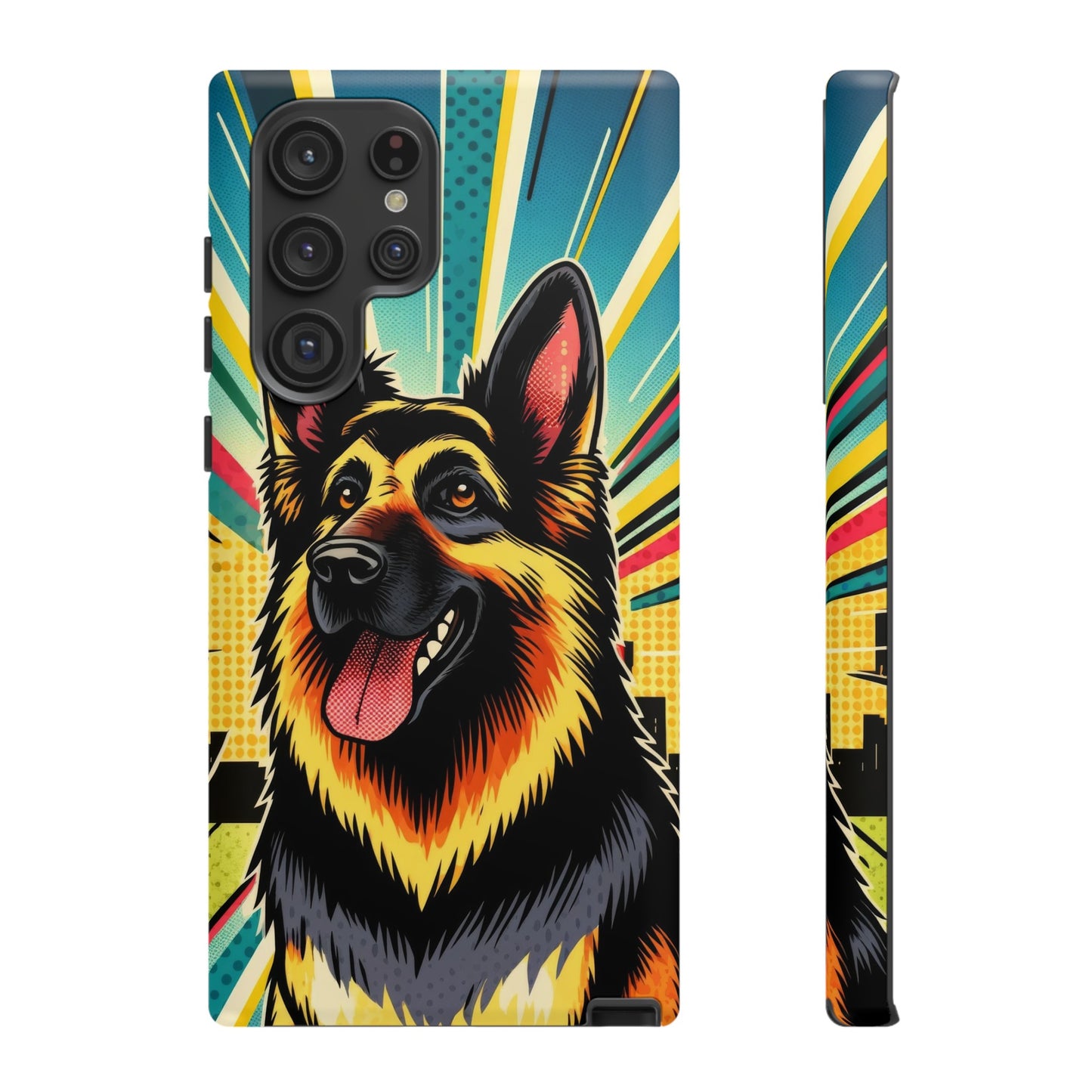 Comic style German Shepherd Phone Case