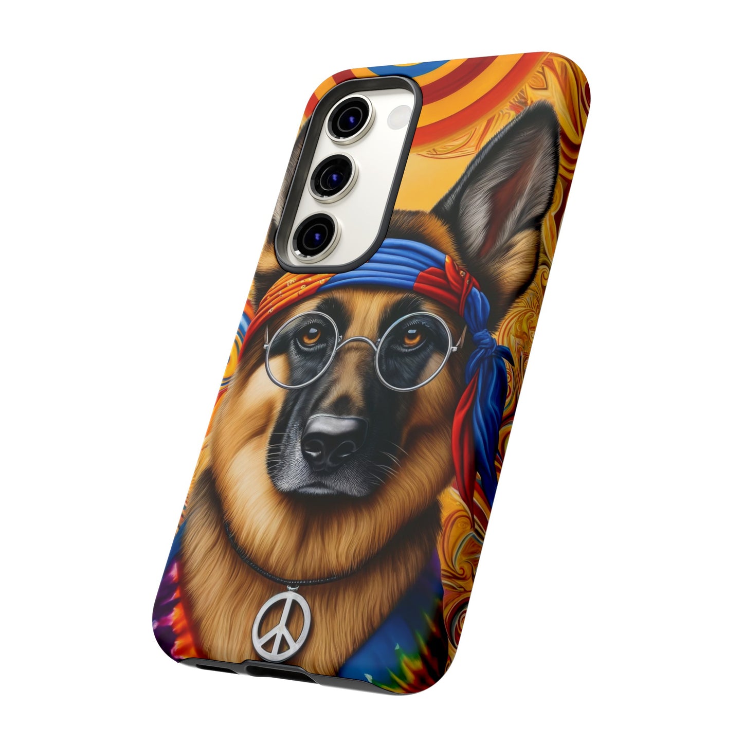 Hippie German Shepherd Tough Phone Case