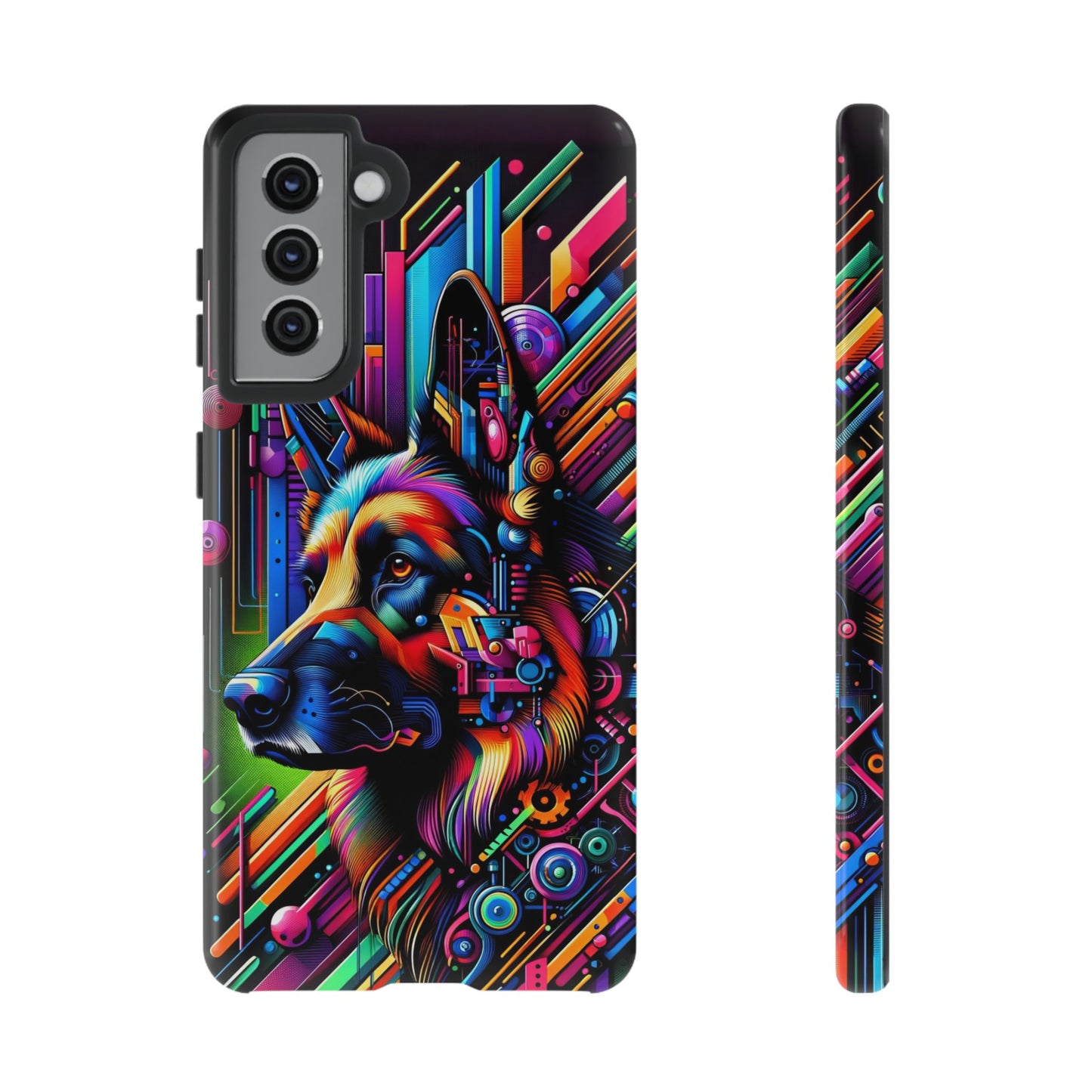 Constructivism and dadaism German Shepherd Phone Case