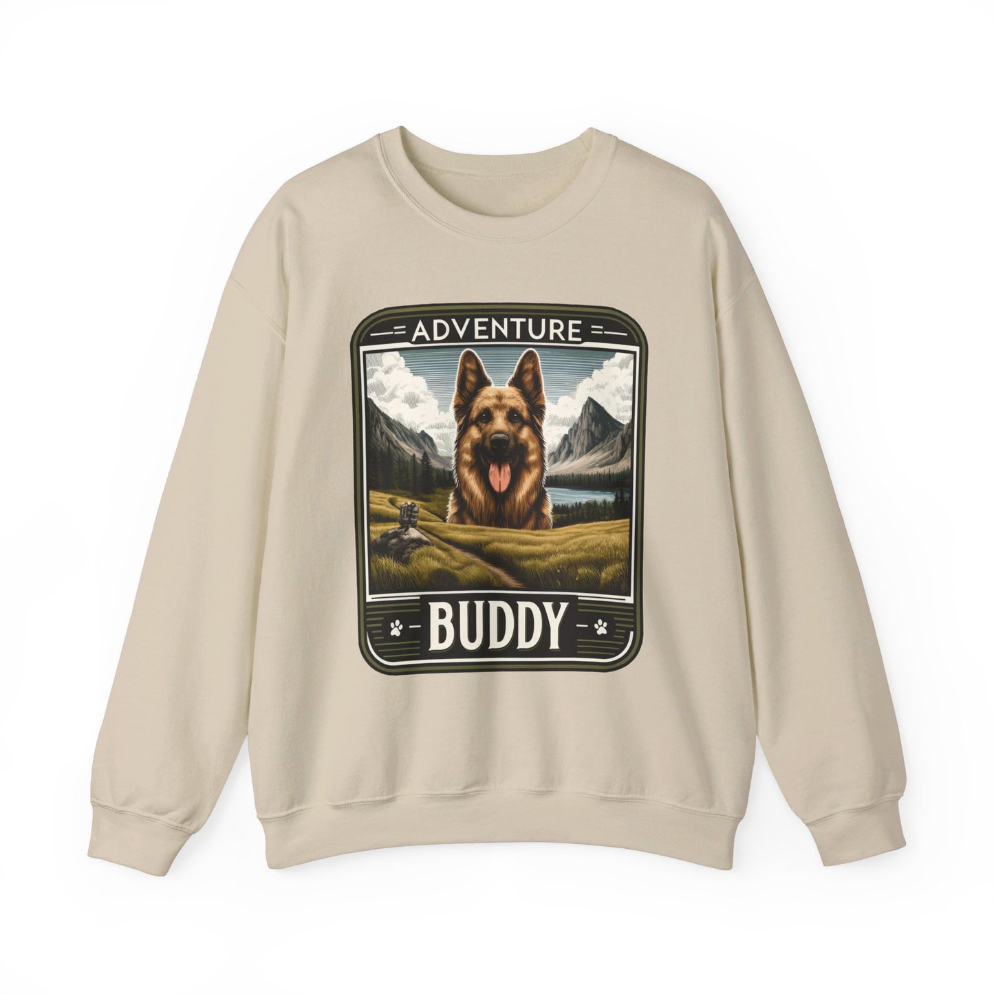 Adventure Buddy Sweatshirt (10 colors) (German Shepherd)