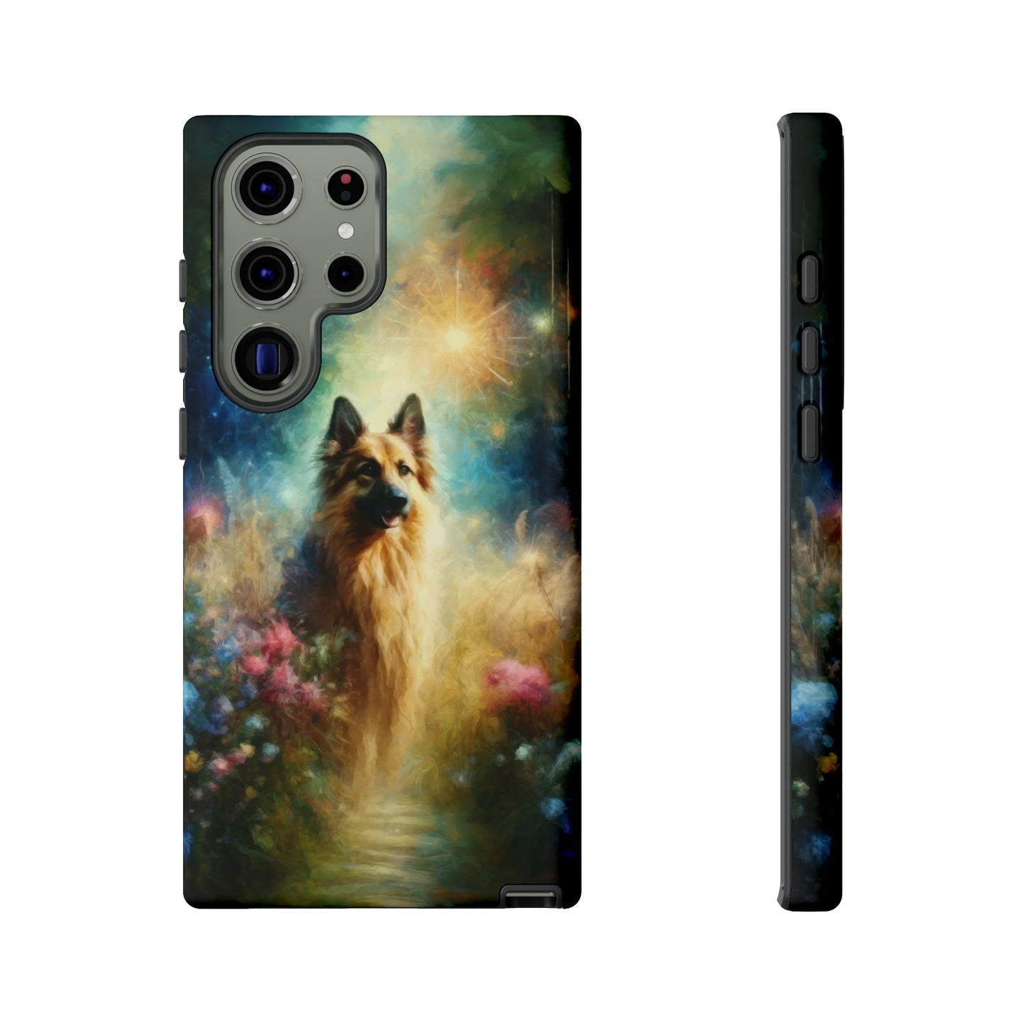 Fairy tale and impressionism German Shepherd Phone Case