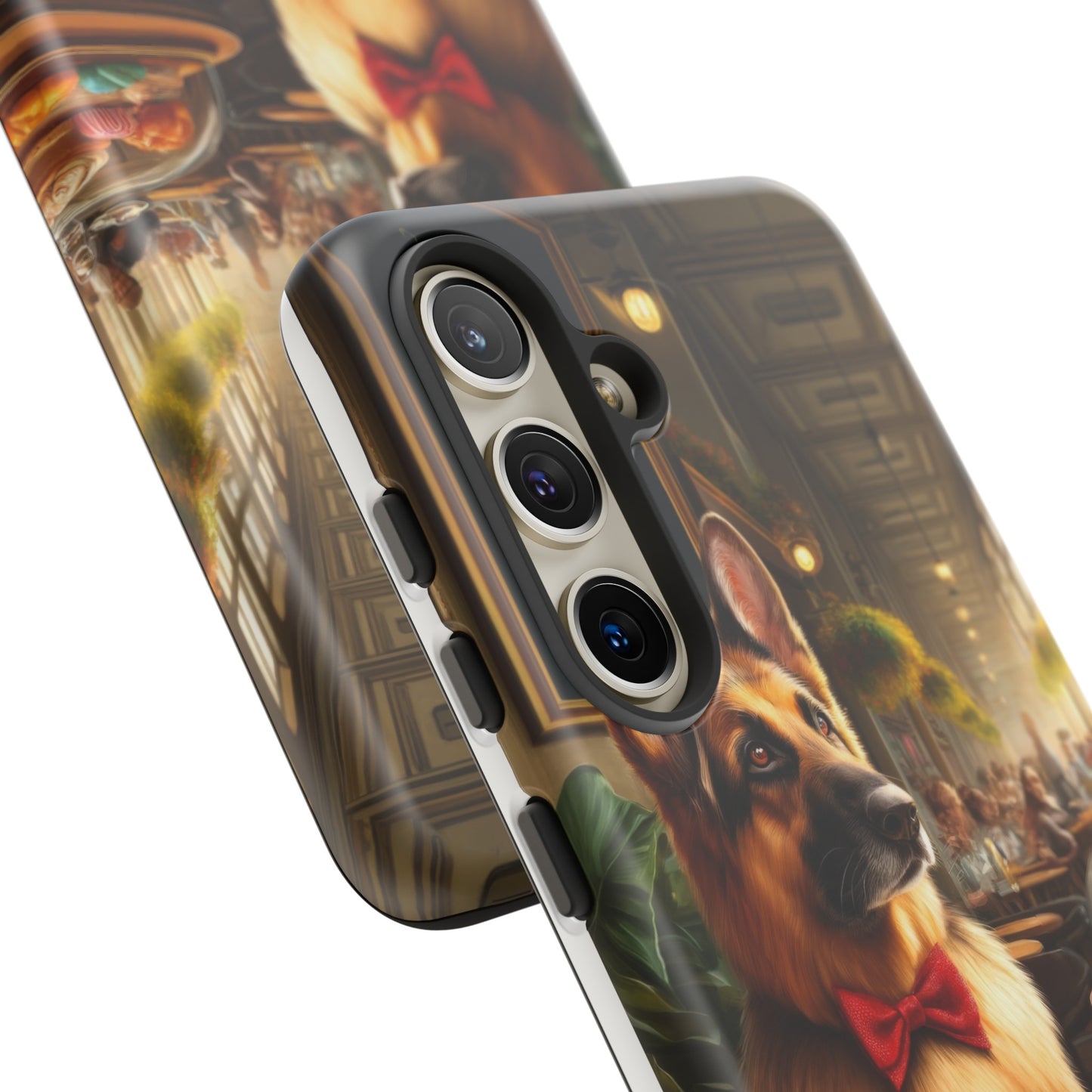 German Shepherd Drinking Phone Case