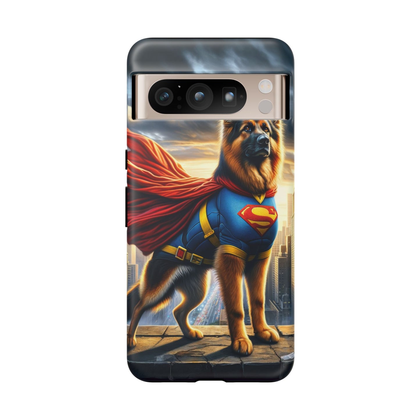 German Shepherd Superhero Phone Case