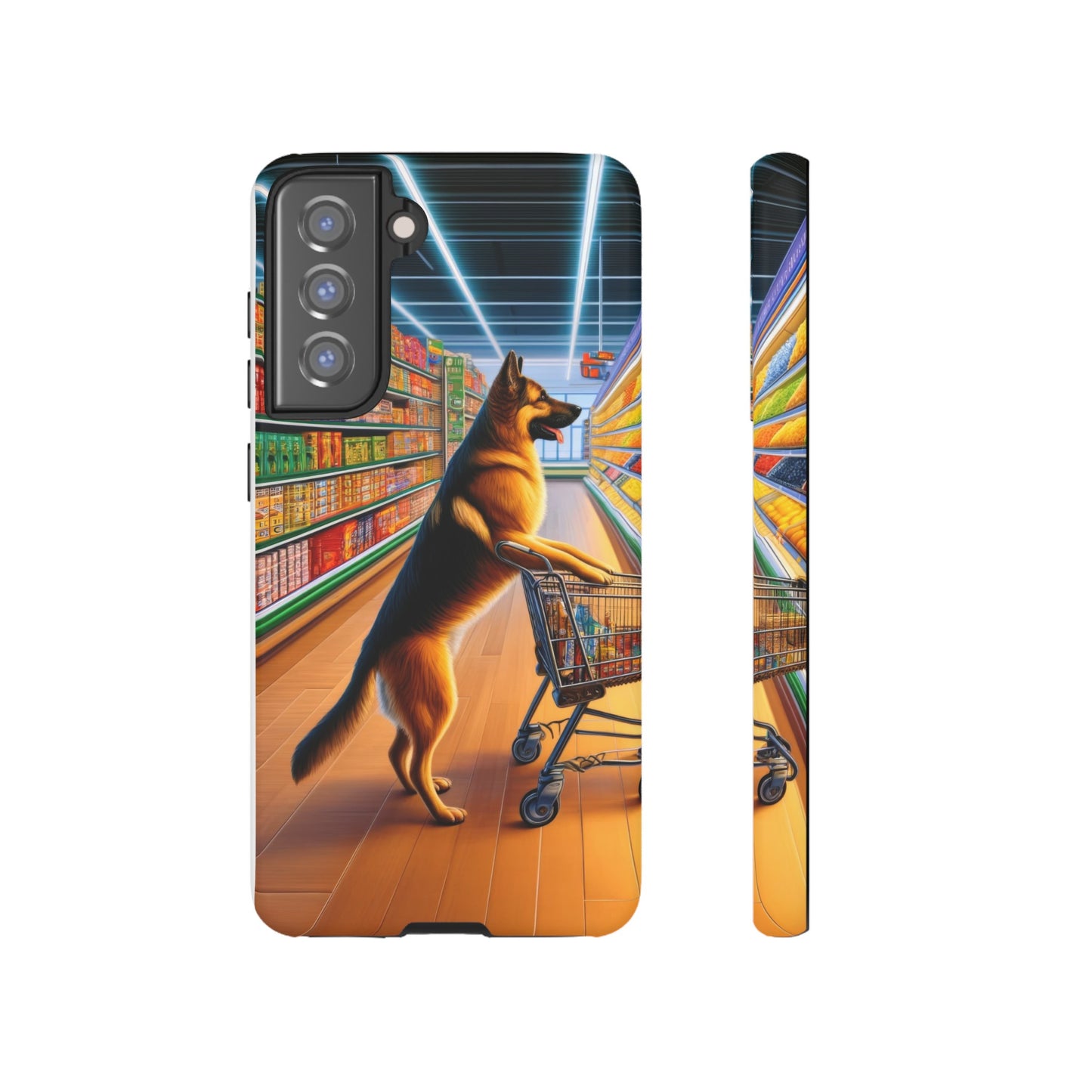 German Shepherd Shopping Phone Case