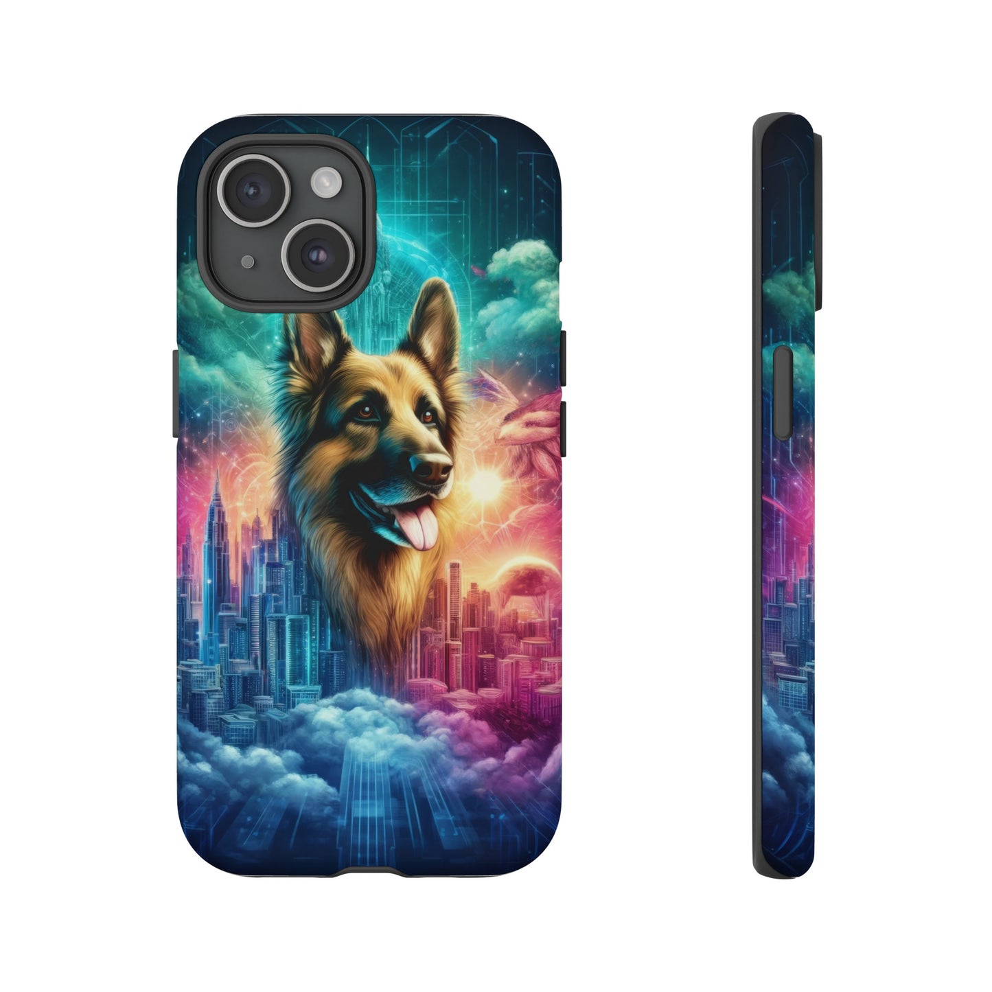 Dreamy fantasy German Shepherd Phone Case