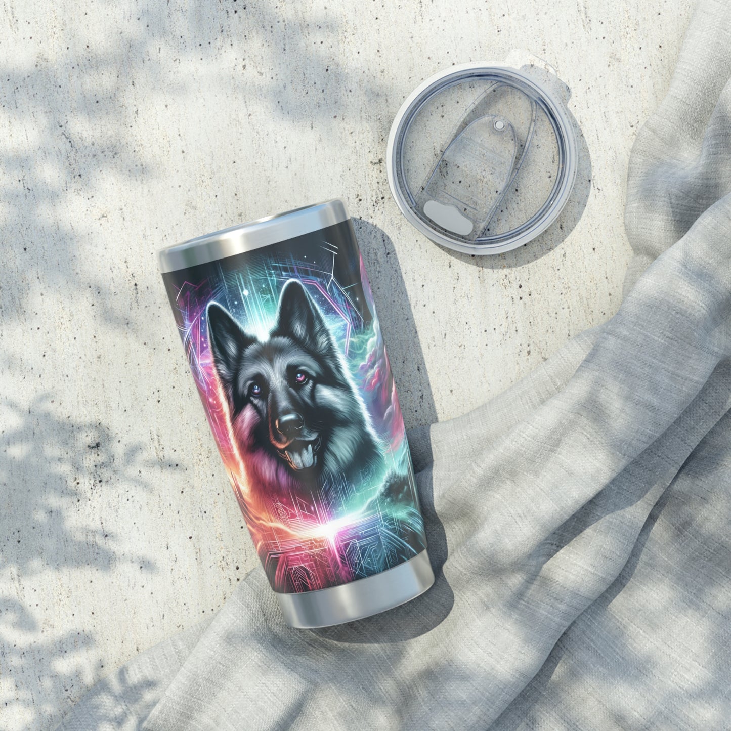 Dreamy fantasy V2 German Shepherd 20oz Tumbler