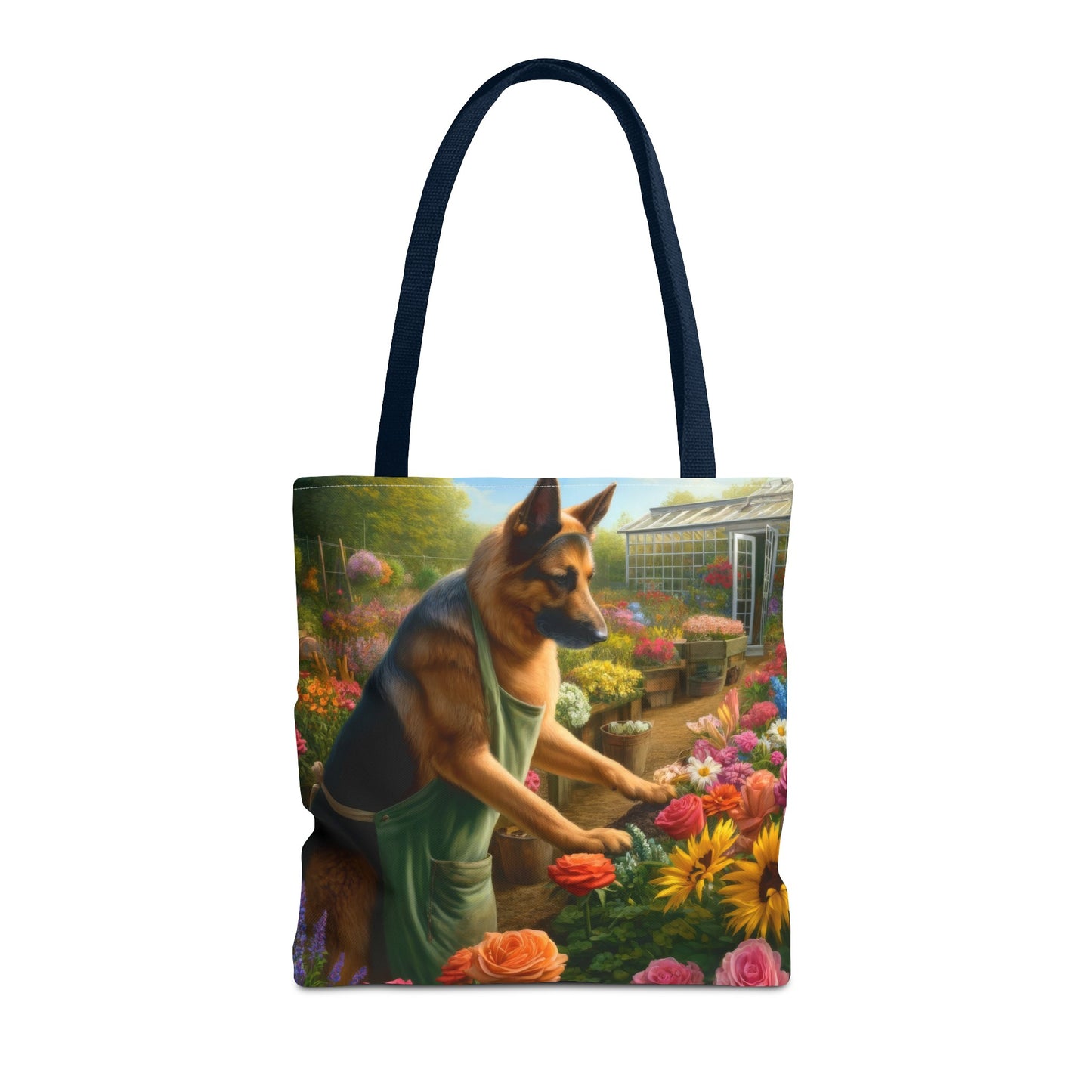 German Shepherd Gardening Tote Bag