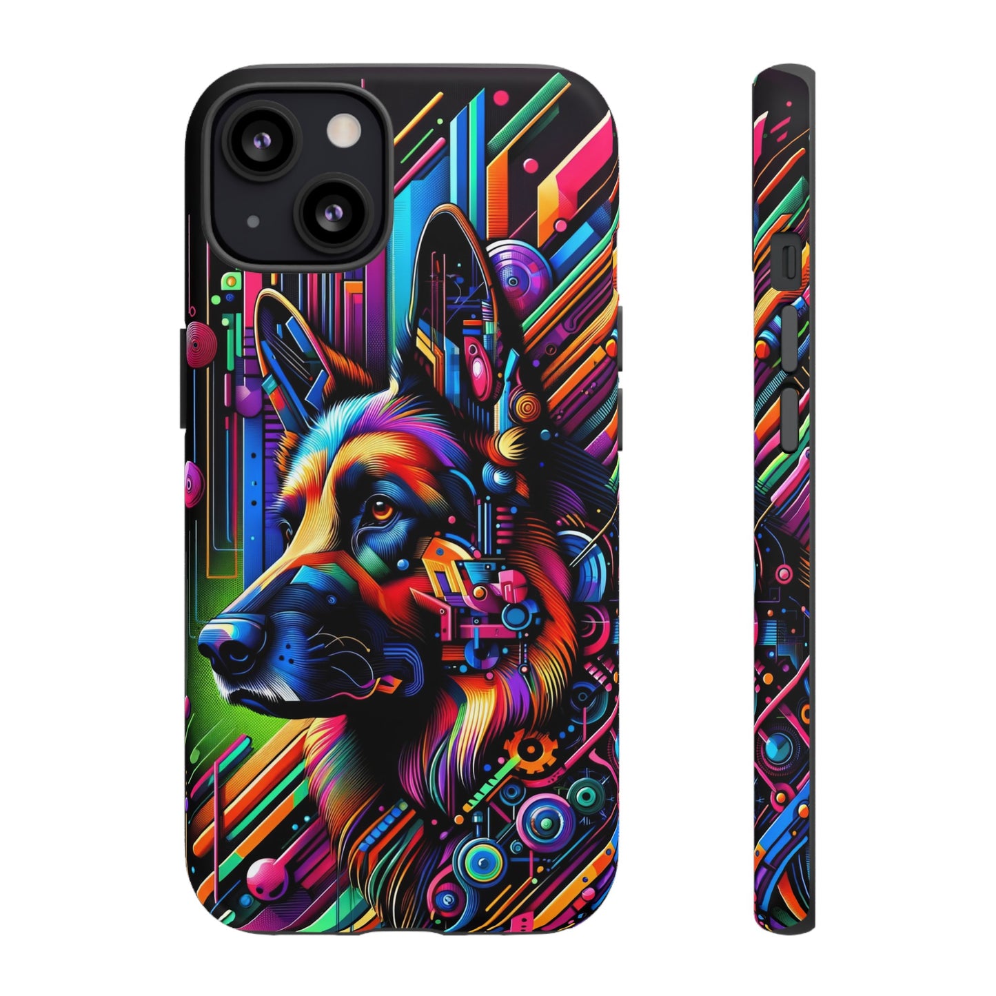 Constructivism and dadaism German Shepherd Phone Case