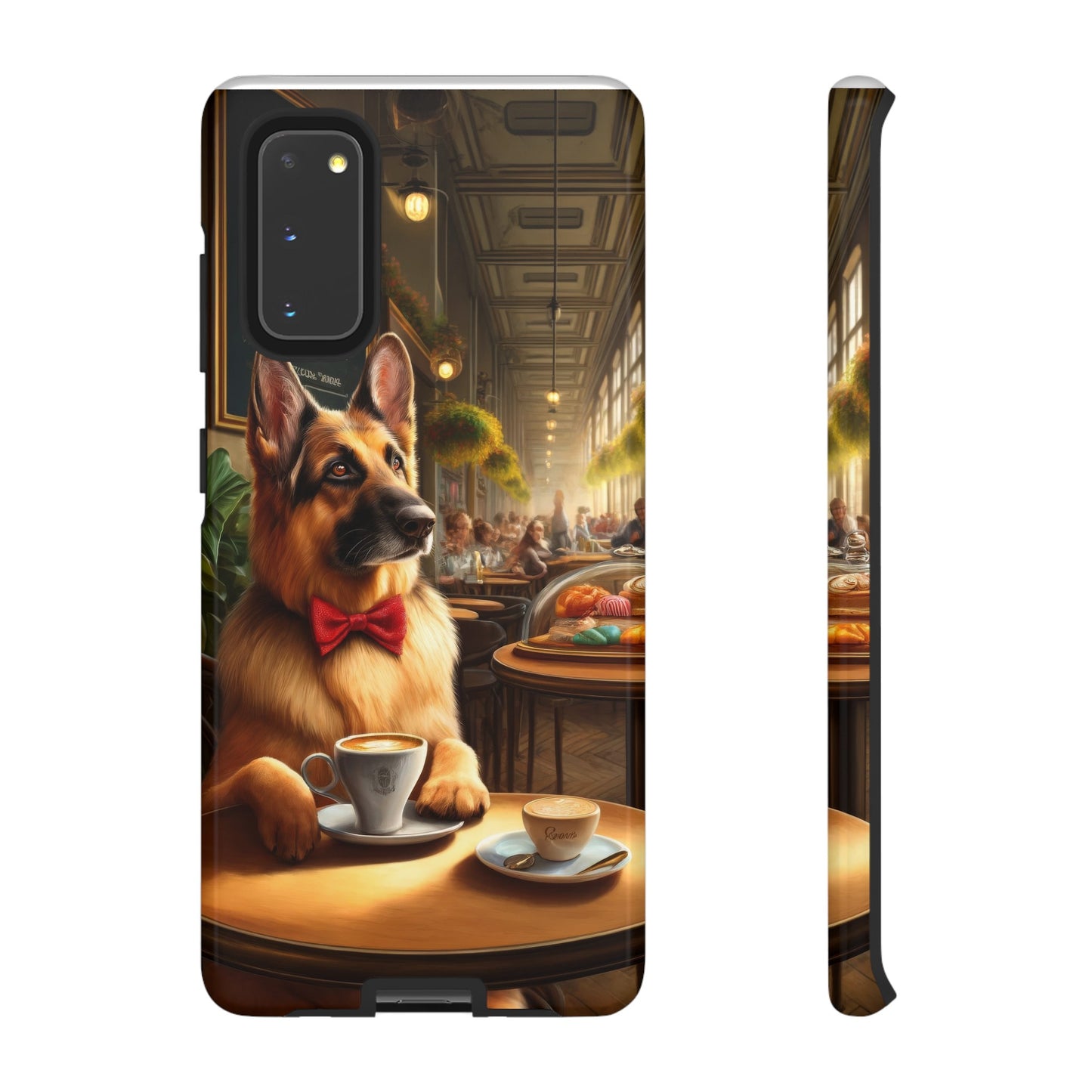 German Shepherd Drinking Phone Case