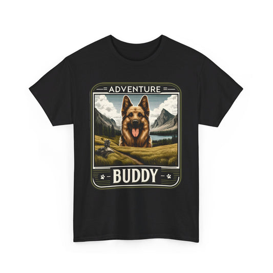 Adventure Buddy T-Shirt (13 colors) (German Shepherd)