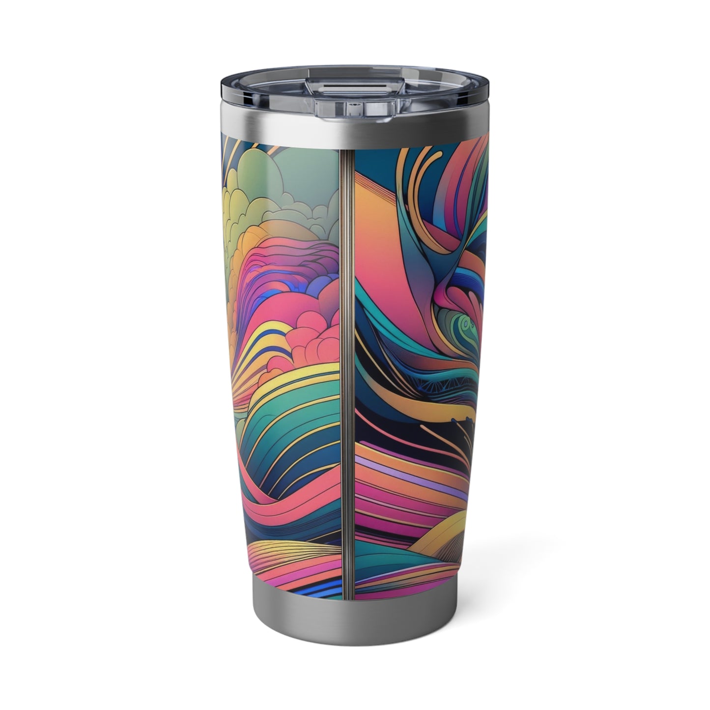 Art nouveau and vaporwave German Shepherd 20oz Tumbler