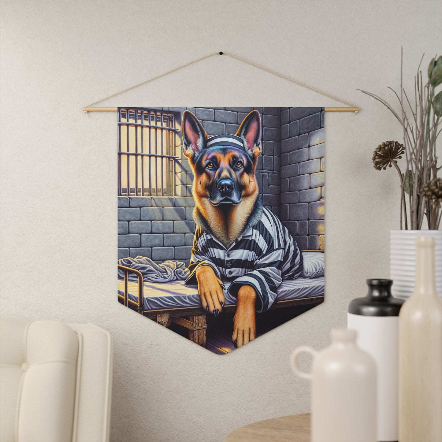 German Shepherd as a prisoner Pennant