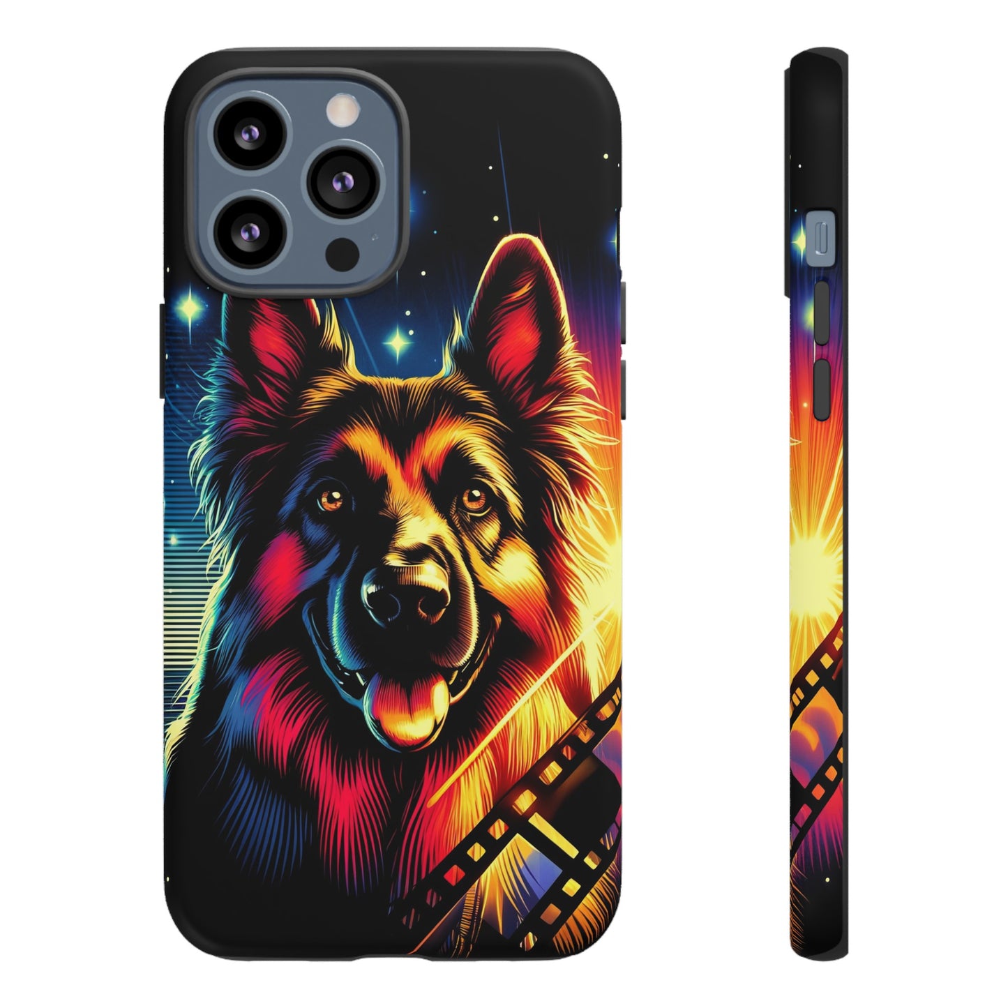 Comic book style German Shepherd Phone Case