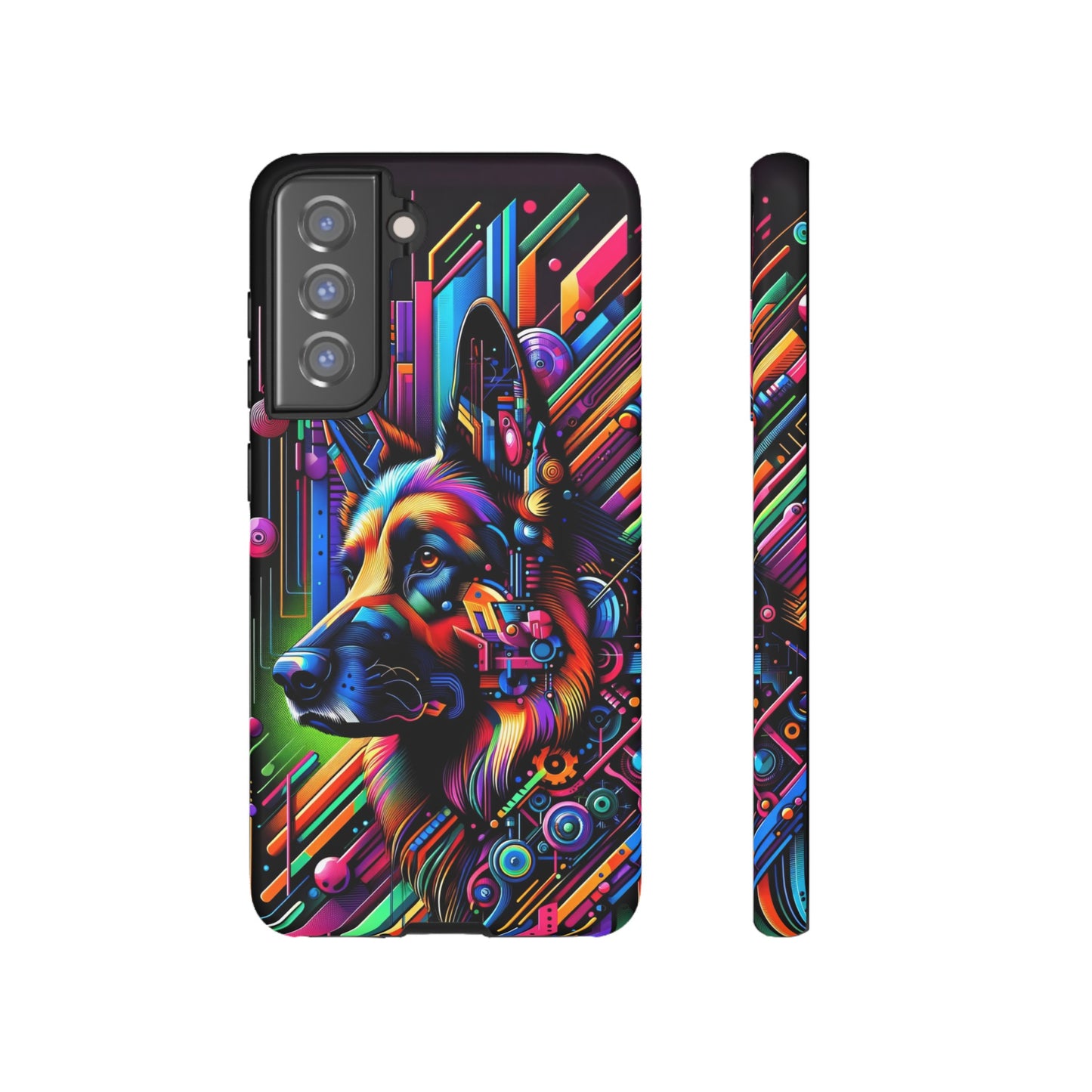 Constructivism and dadaism German Shepherd Phone Case