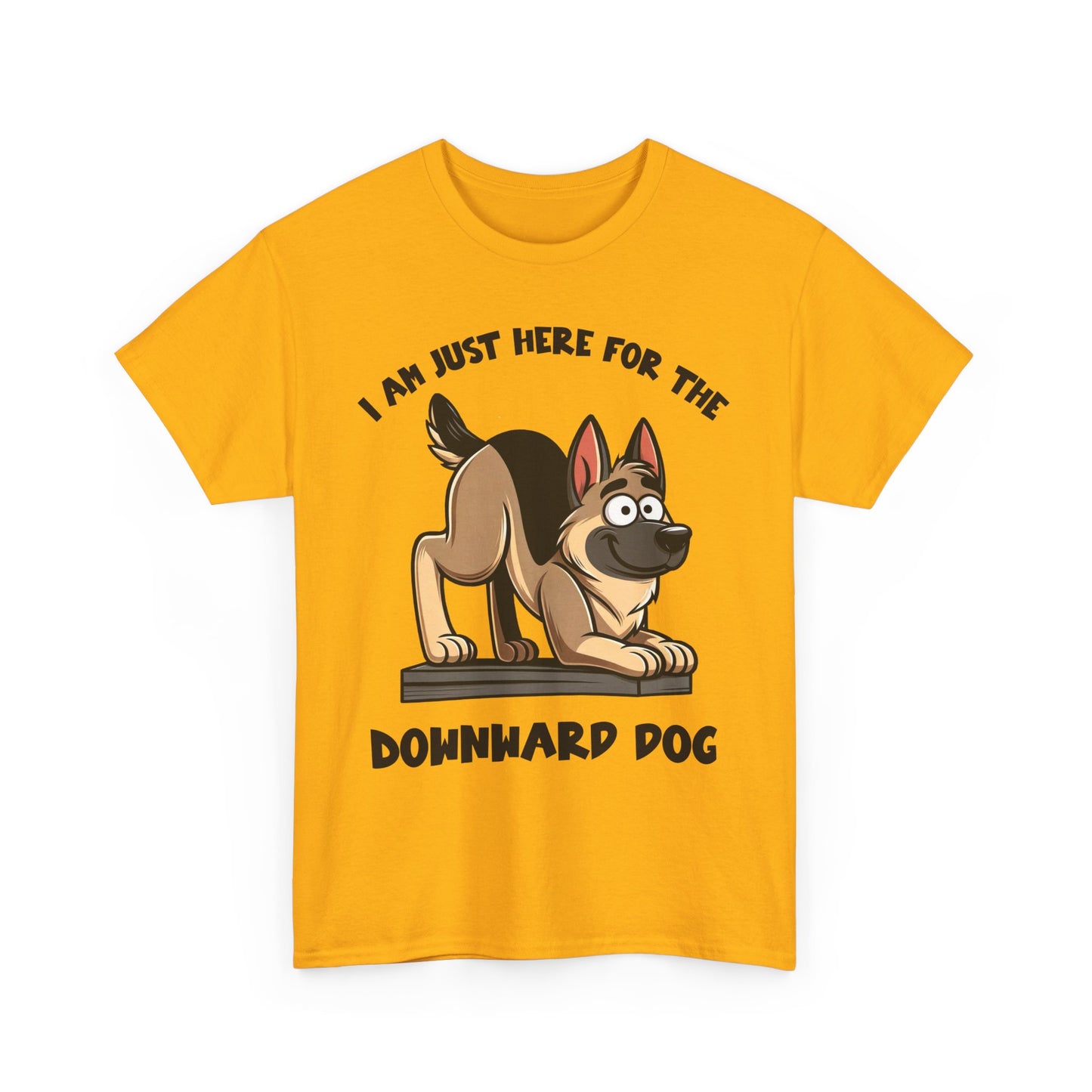 DownWard Dog T-Shirt (13 colors) (German Shepherd)