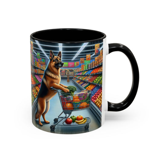 German Shepherd Shopping Coffee Mug