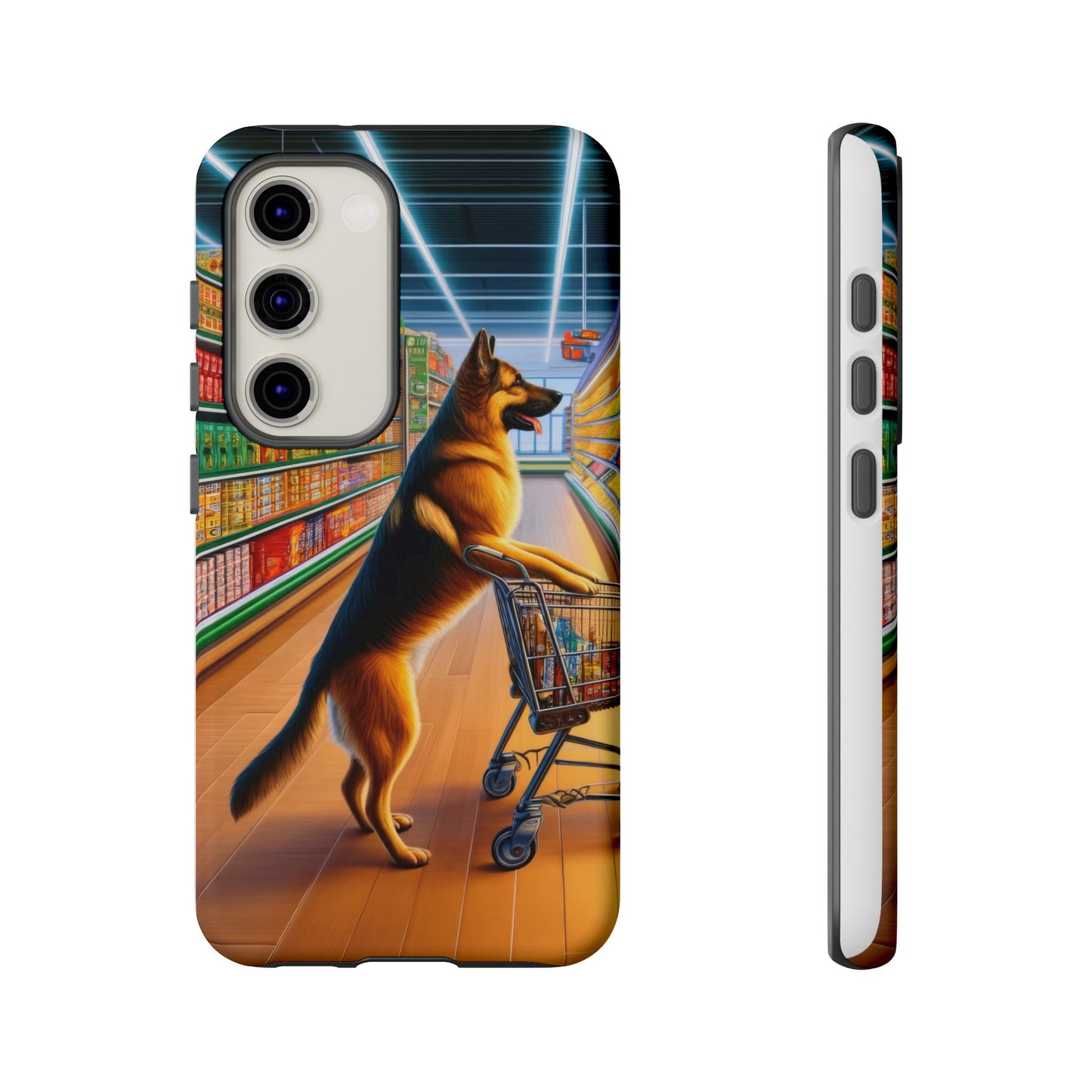 German Shepherd Shopping Phone Case