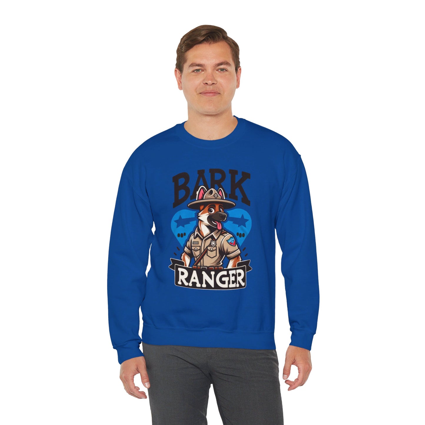 Bark Ranger On Duty Sweatshirt (10 colors) (German Shepherd)