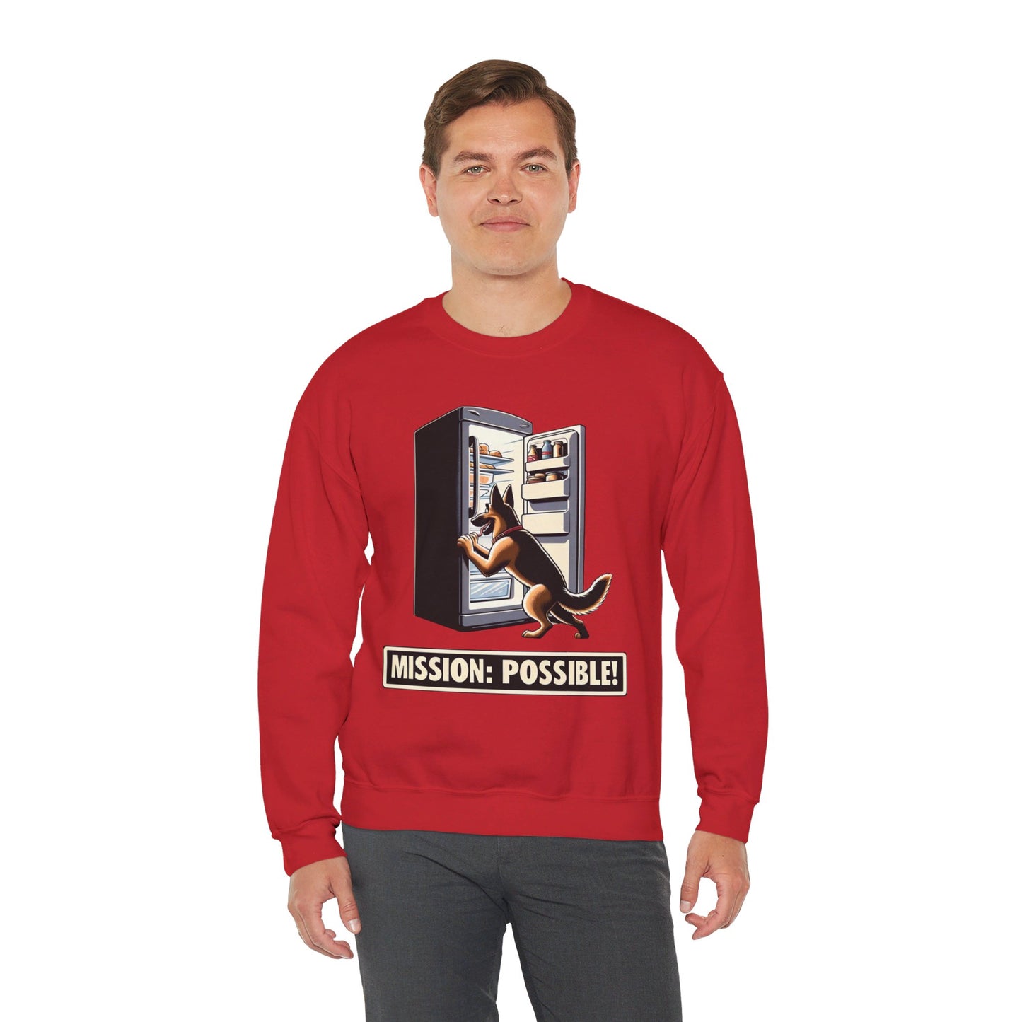 Mission Possible Sweatshirt (10 colors) (German Shepherd)