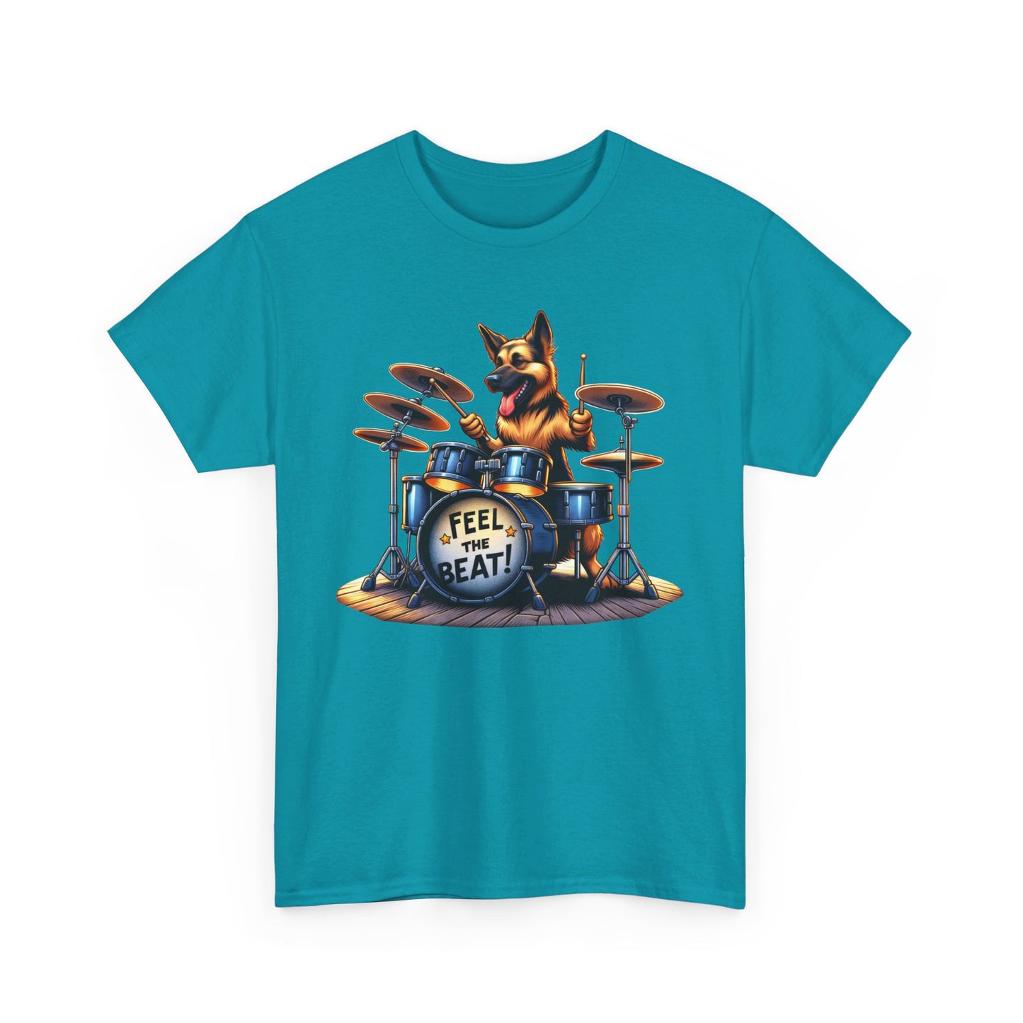 Feel The Beat! T-Shirt (13 colors) (German Shepherd)