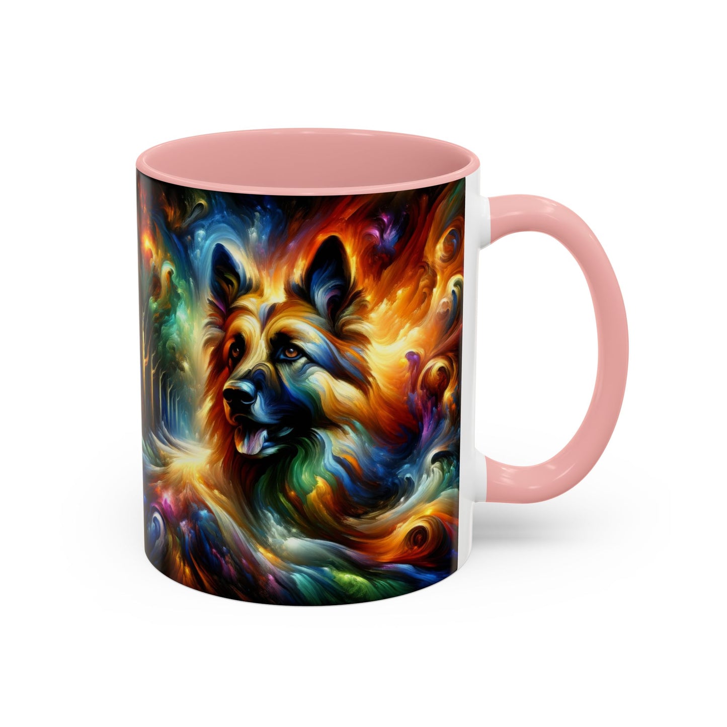 Expressionism and fantasy German Shepherd Coffee Mug