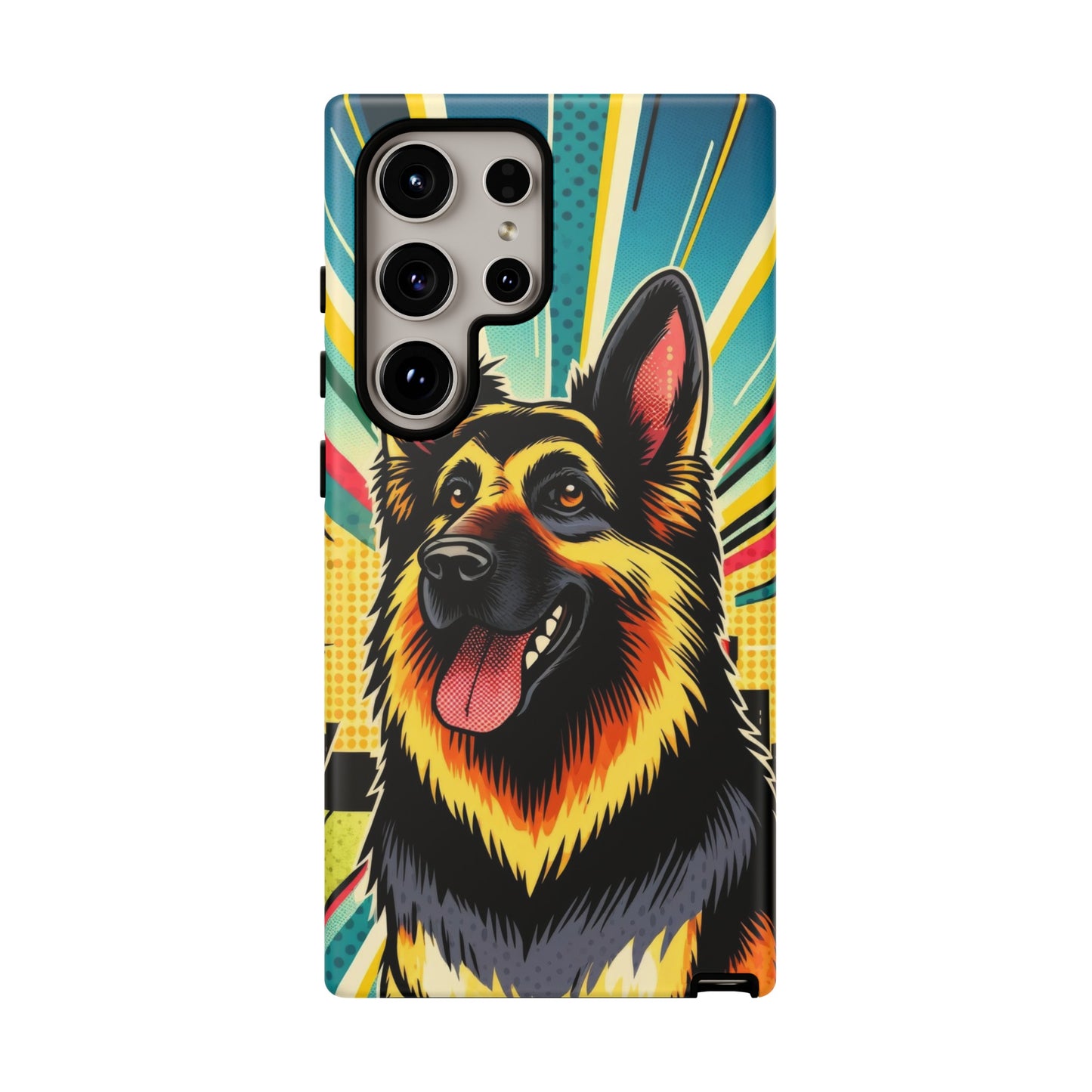 Comic style German Shepherd Phone Case