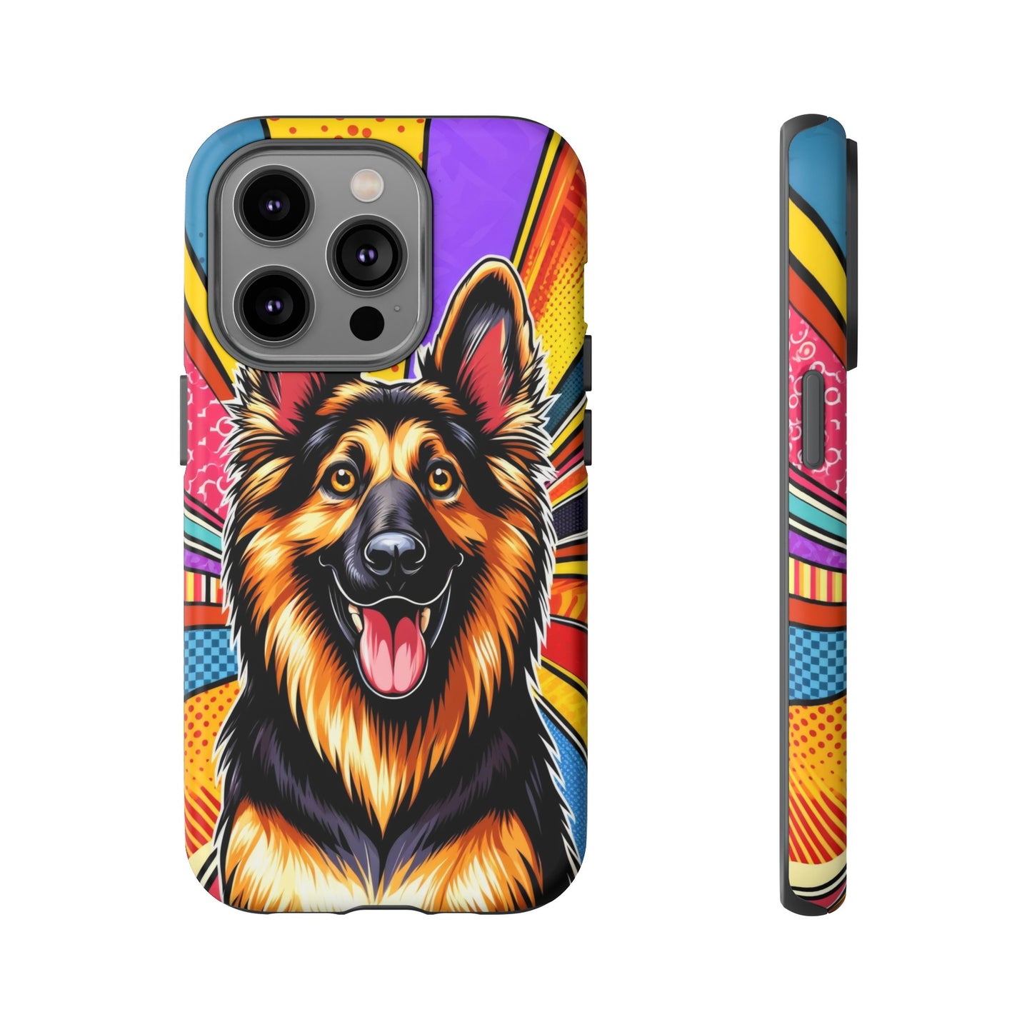 Anime style German Shepherd Phone Case