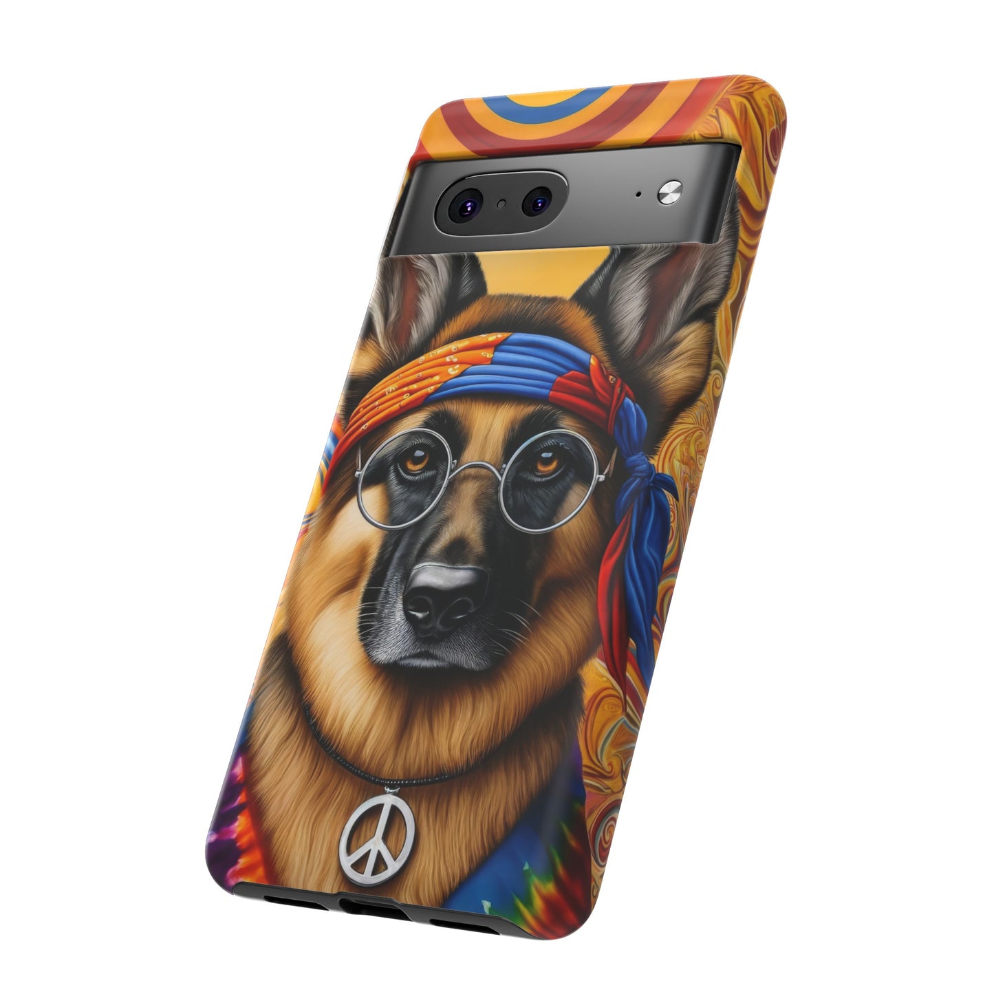 Hippie German Shepherd Tough Phone Case