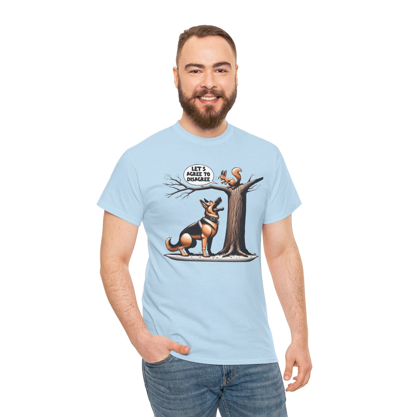 Lets Agree to Disagree T-Shirt (13 colors) (German Shepherd)