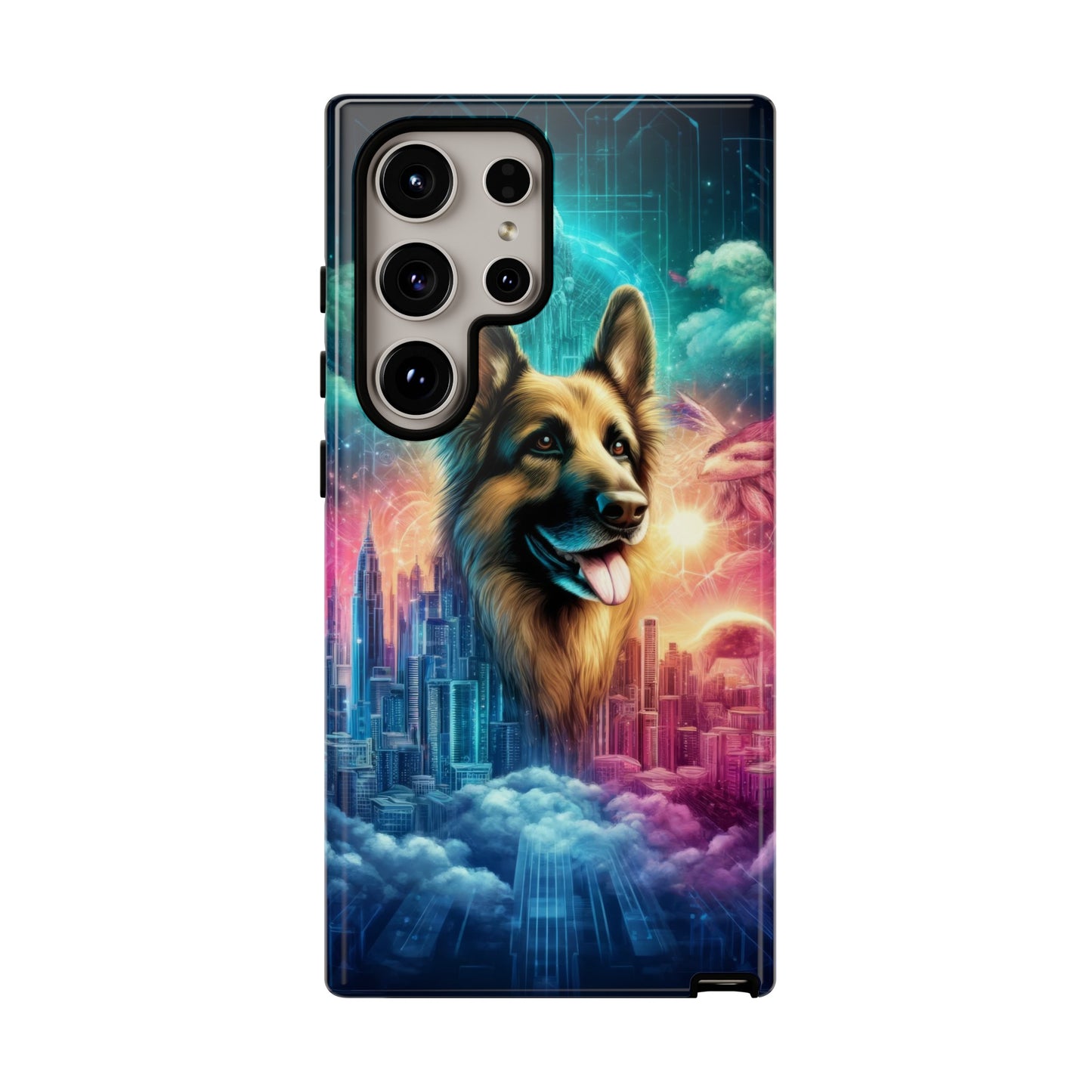 Dreamy fantasy German Shepherd Phone Case