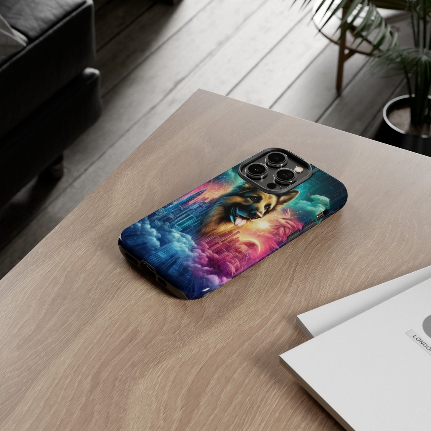 Dreamy fantasy German Shepherd Phone Case