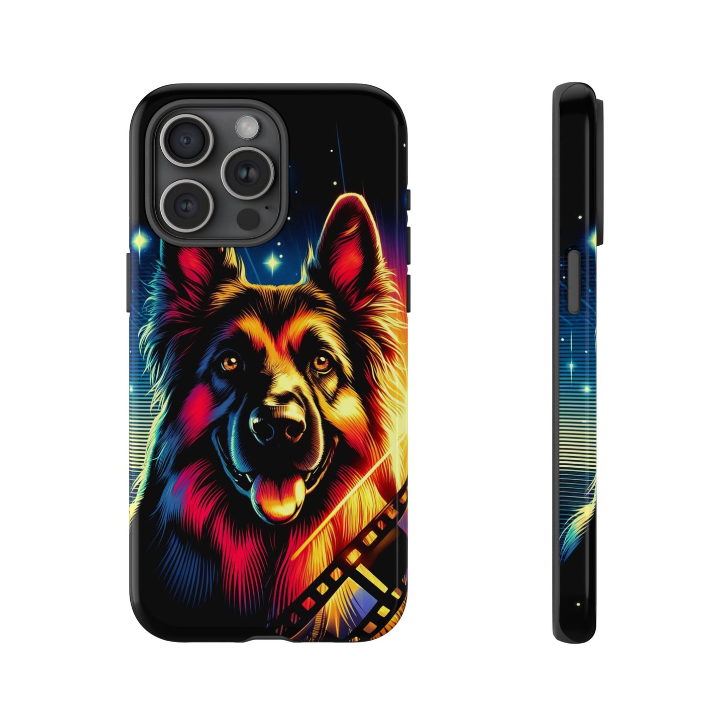 Comic book style German Shepherd Phone Case