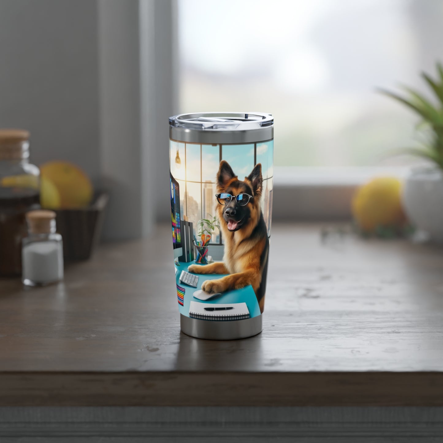German Shepherd Working 20oz Tumbler