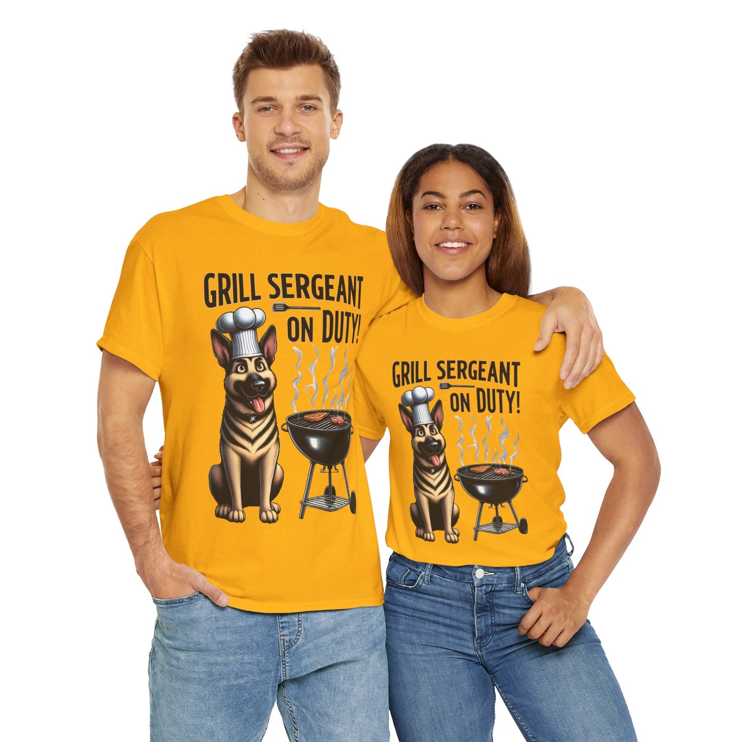 Grill Sergeant T-Shirt (13 colors) (German Shepherd)