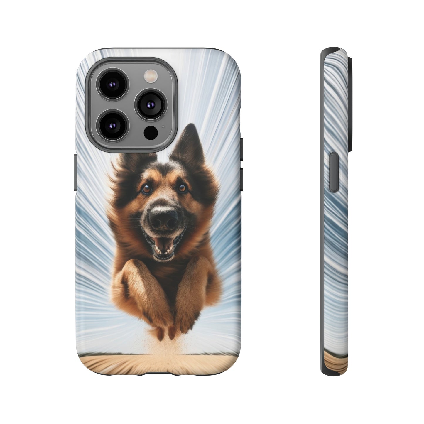 Motion blur German Shepherd Phone Case