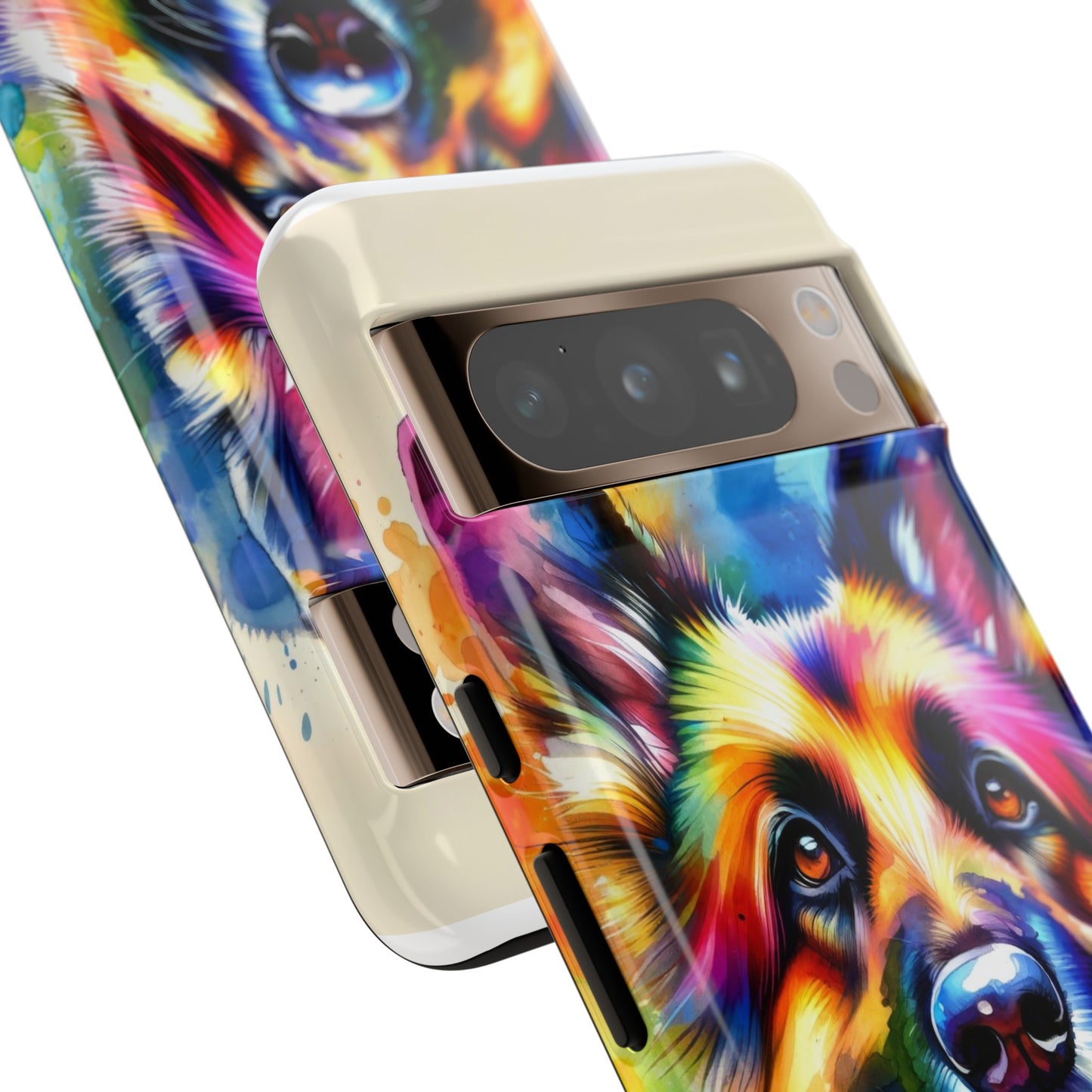 German Shepherd in Watercolor Tough Phone Case