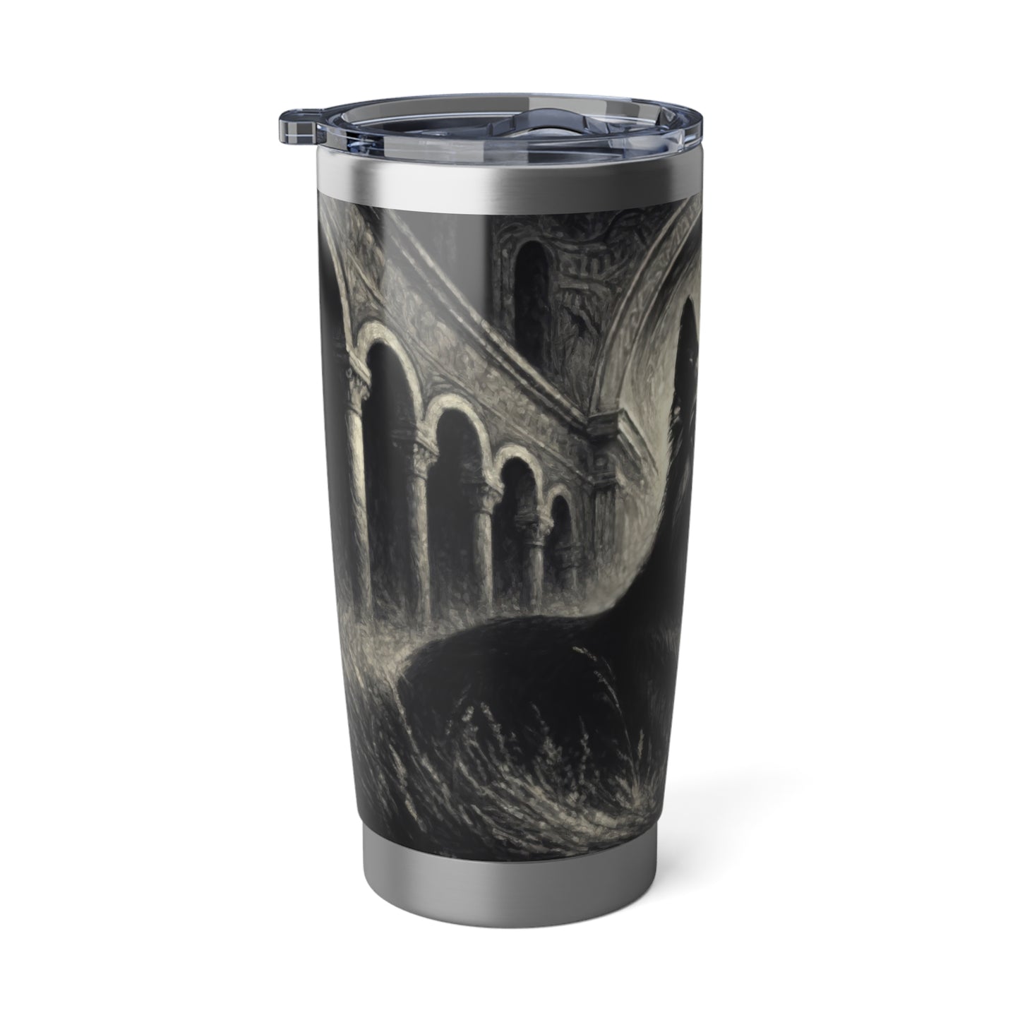 Neo-impressionism German Shepherd 20oz Tumbler