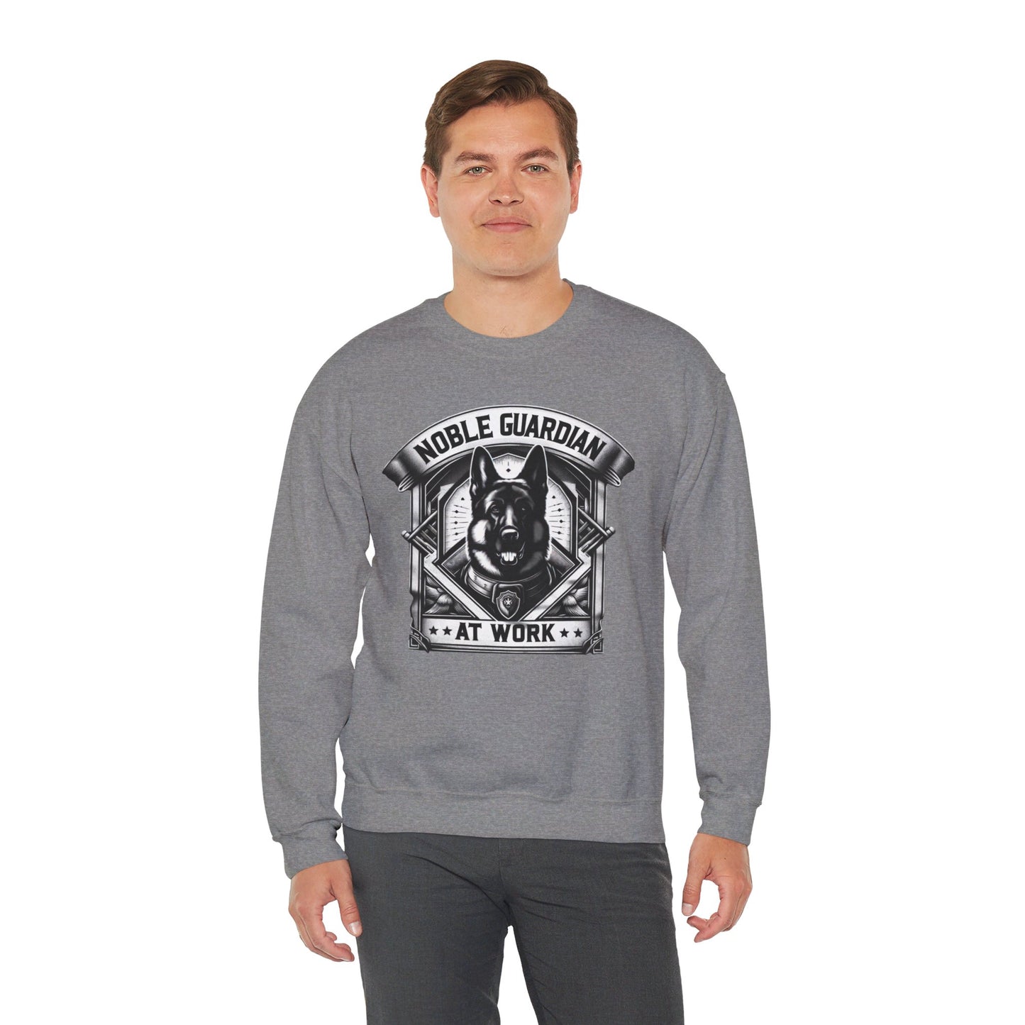 Noble Guardian At Work Sweatshirt (10 colors) (German Shepherd)