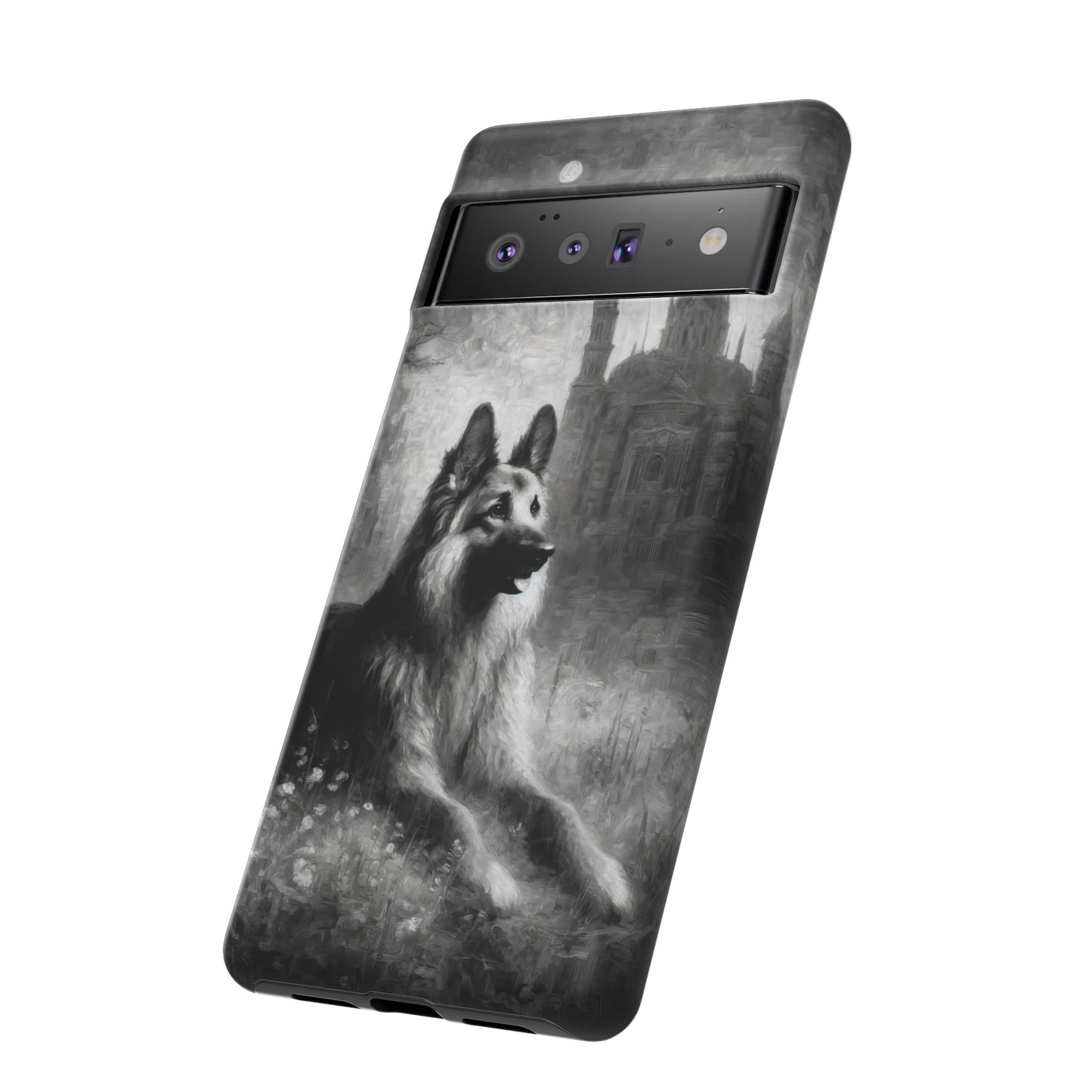 Neo-impressionism German Shepherd Phone Case