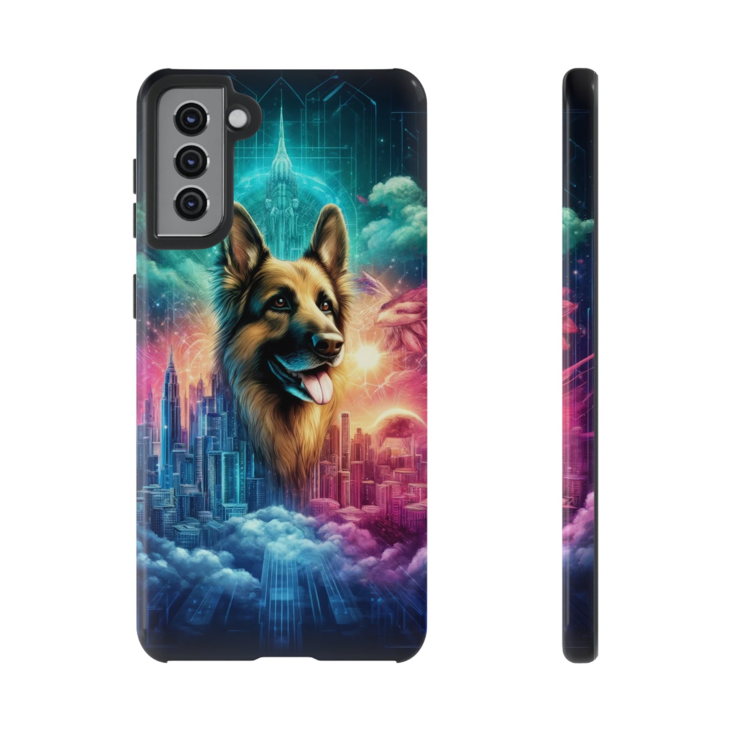 Dreamy fantasy German Shepherd Phone Case