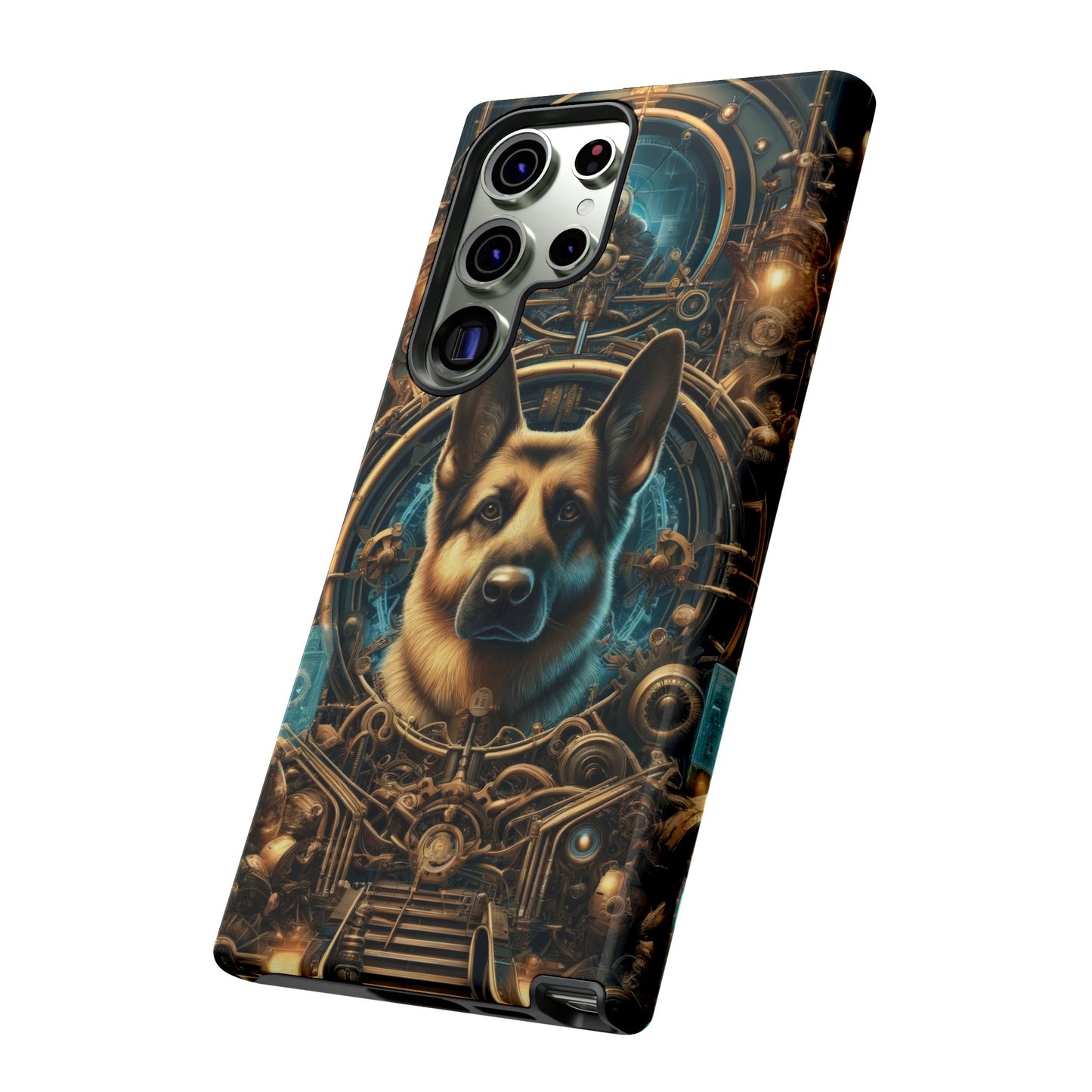 Steampunk Fantasy V2 German Shepherd Phone Case