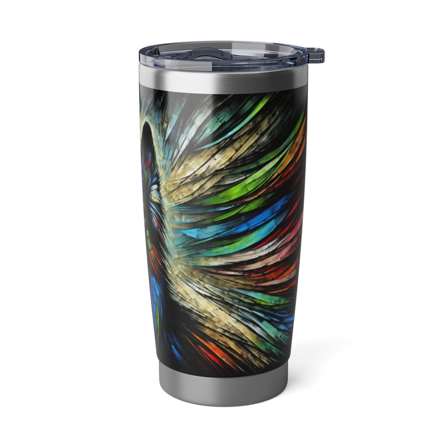 Fauvism scratchboard technique German Shepherd 20oz Tumbler