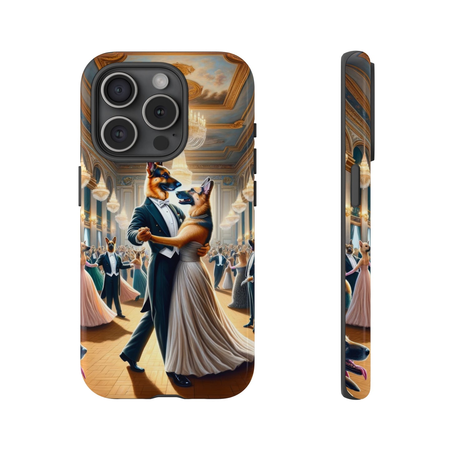 Dancing German Shepherds Tough Phone Case