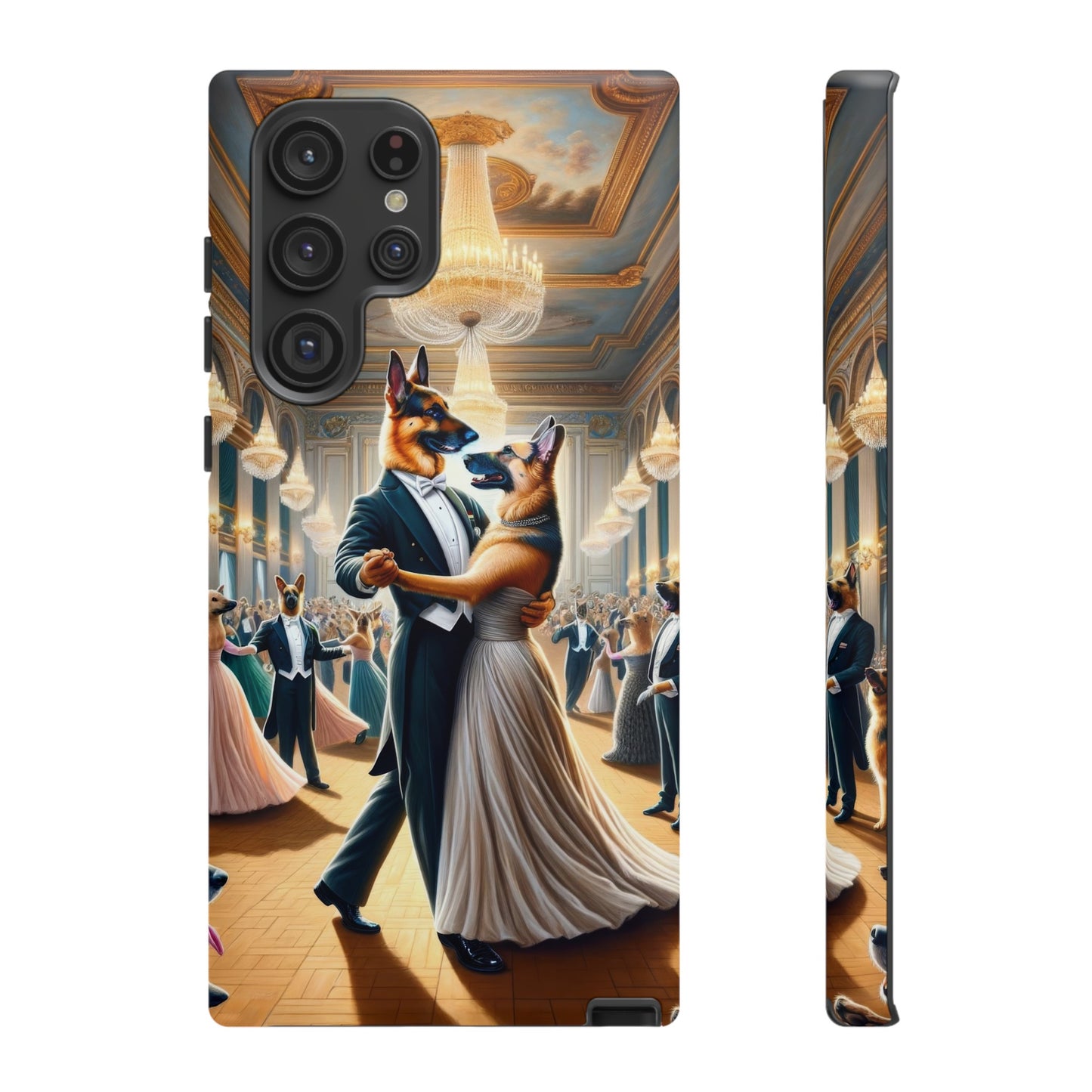 Dancing German Shepherds Tough Phone Case