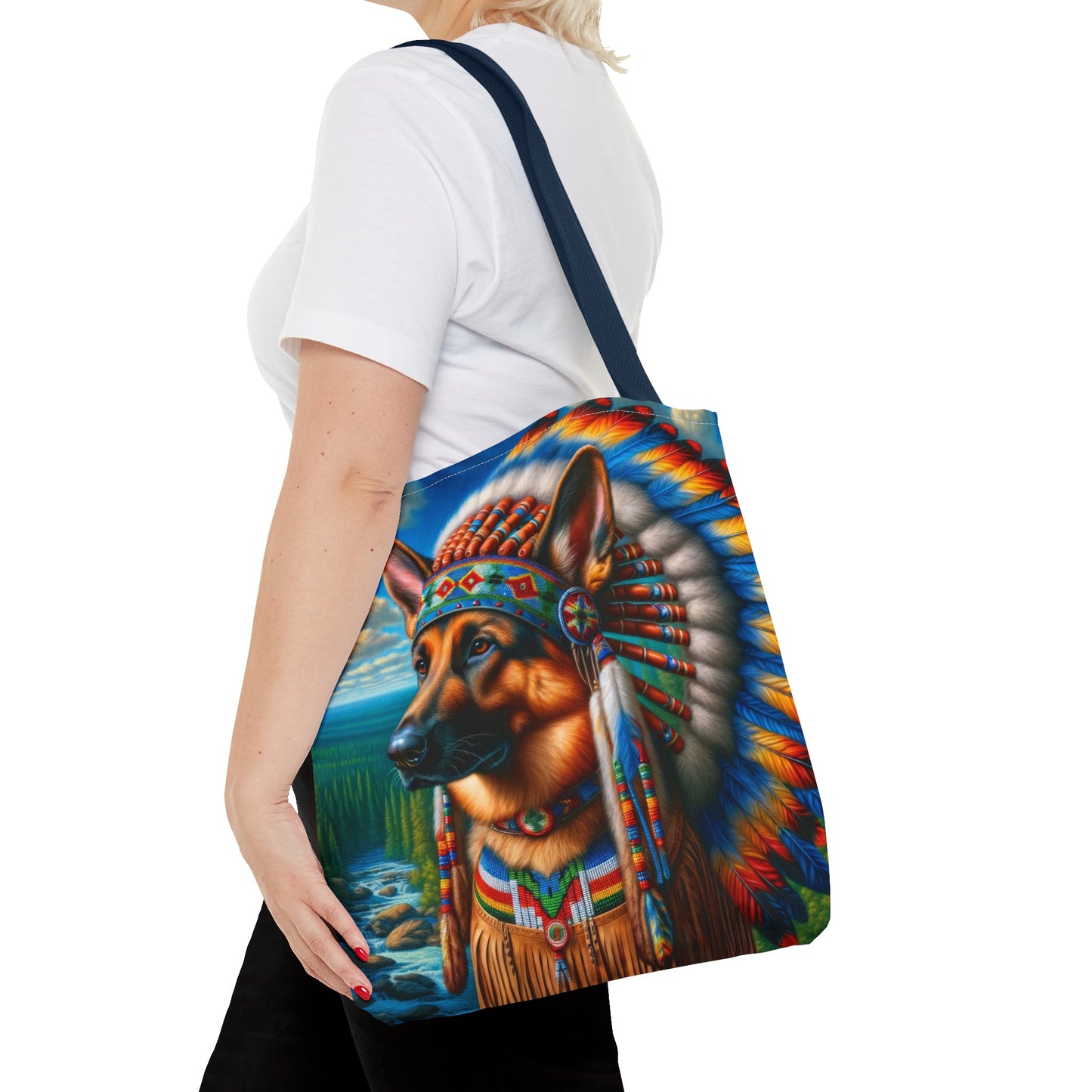 German Shepherd Indian Scented Tote Bag