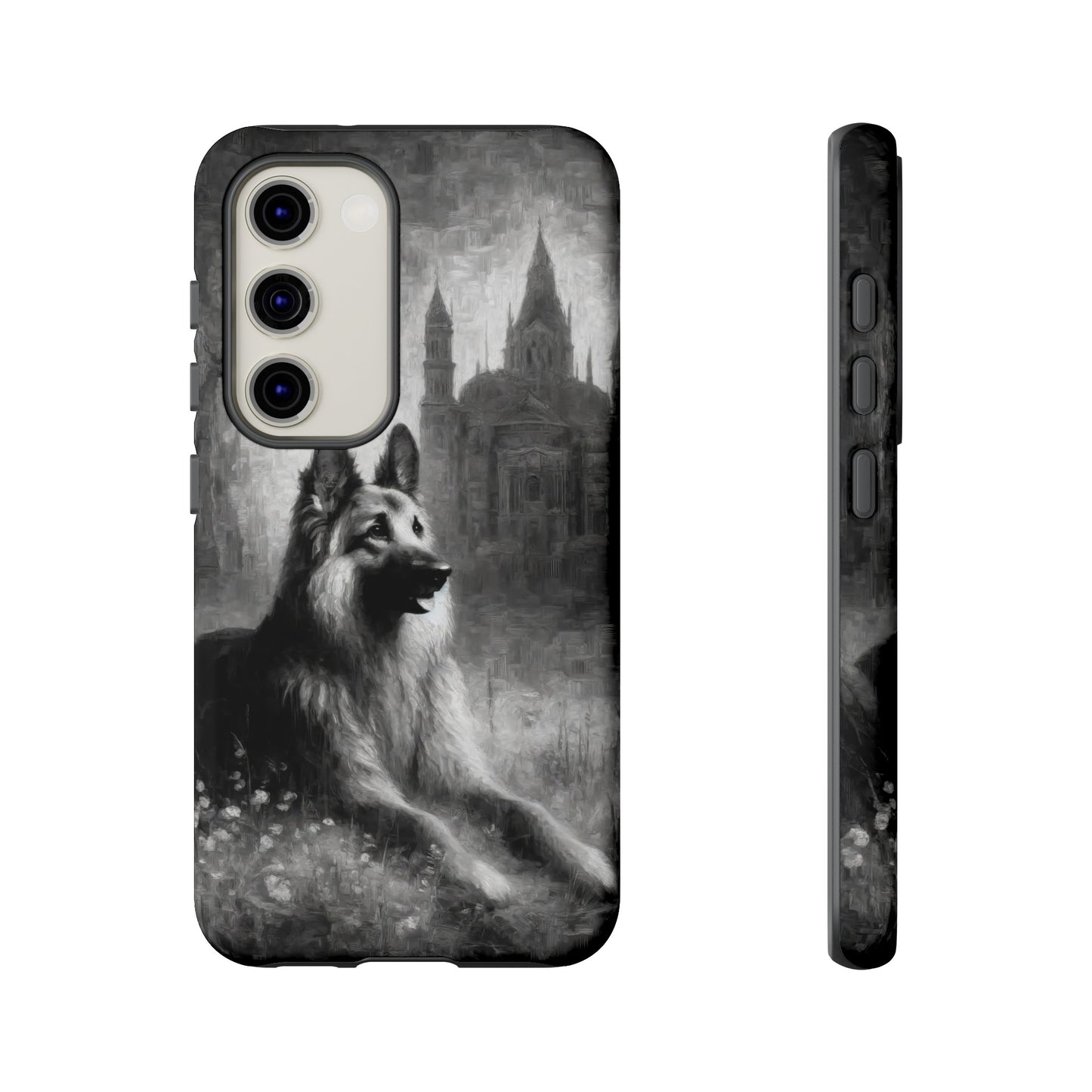 Neo-impressionism German Shepherd Phone Case