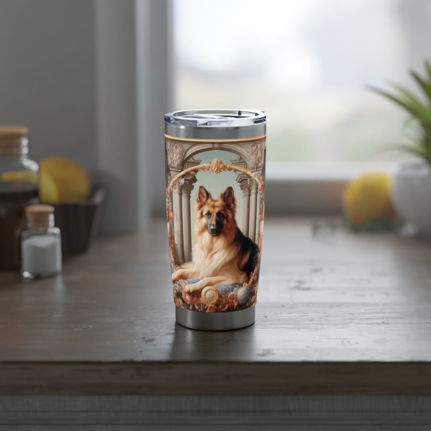 Neo-classical German Shepherd 20oz Tumbler