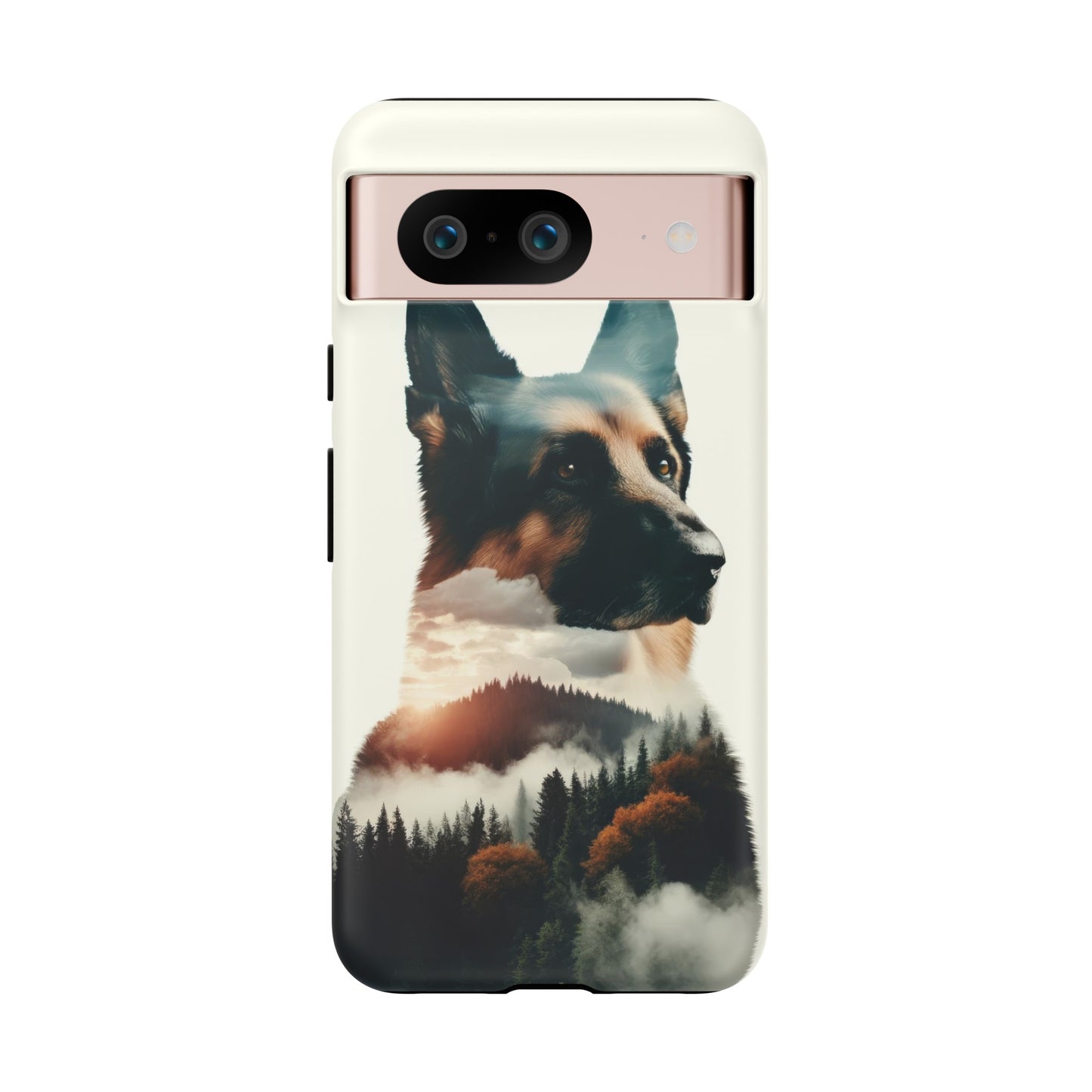 Romanticism and double exposure German Shepherd Phone Case