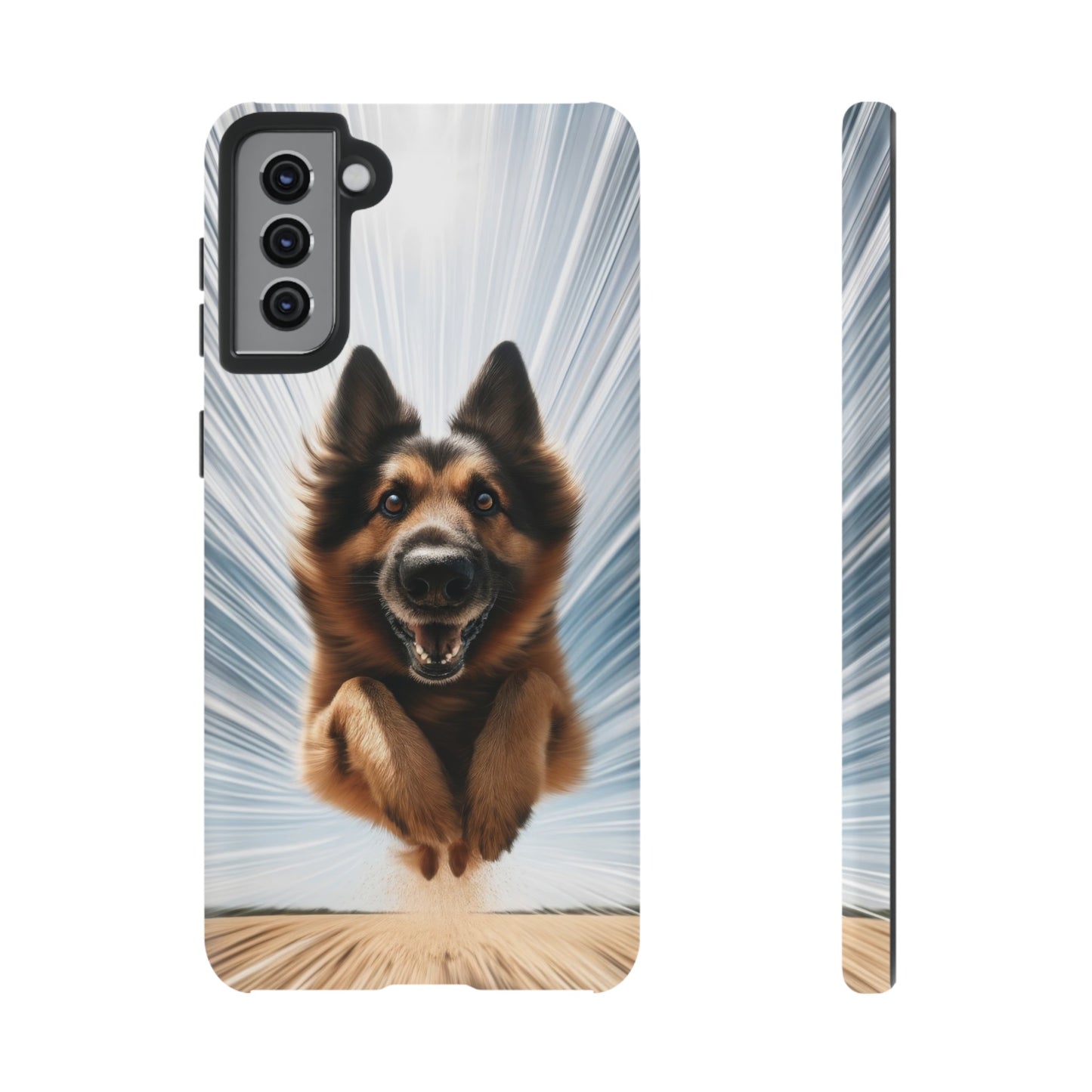 Motion blur German Shepherd Phone Case